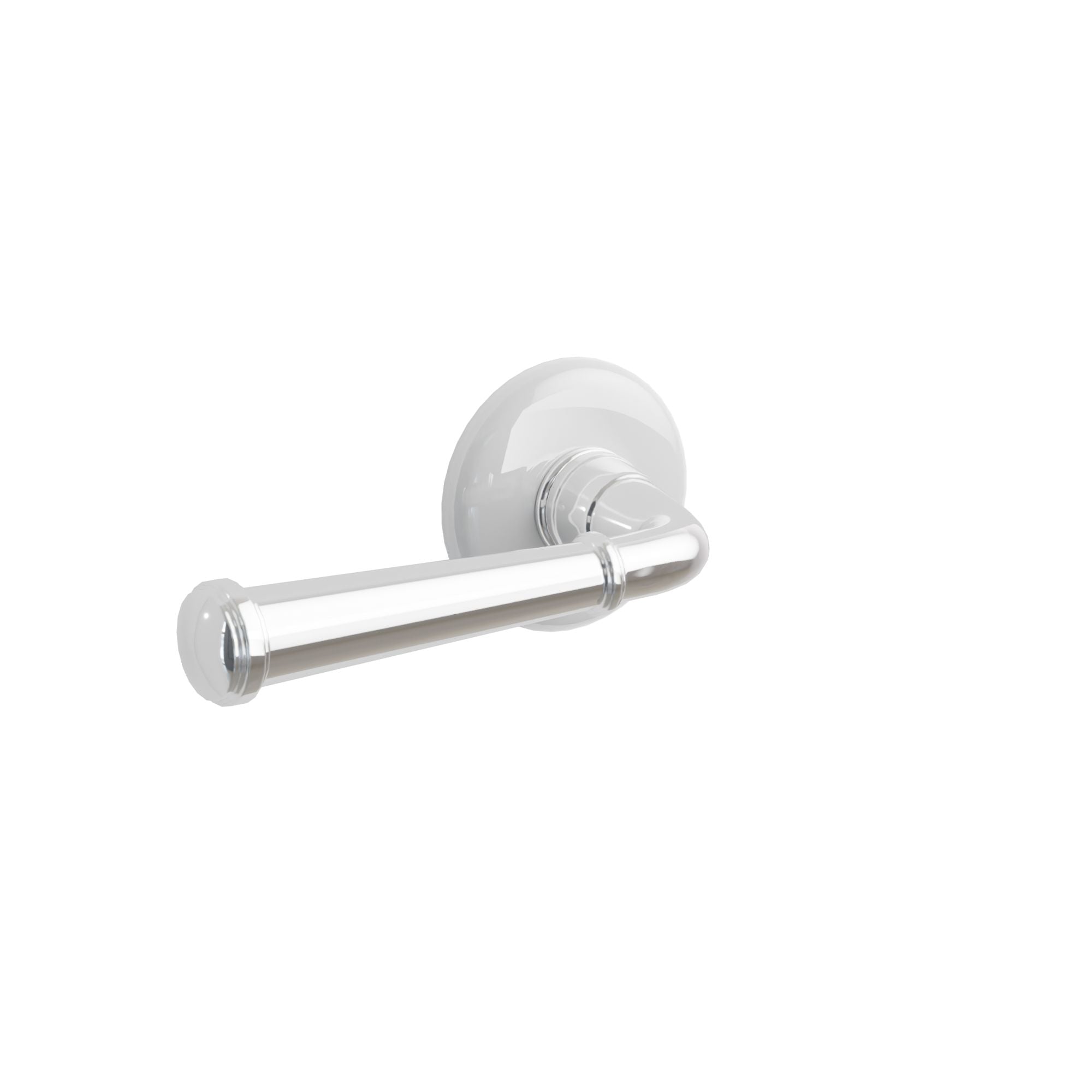 Emtek Mercury Lever Set with Ice White Porcelain Rosette