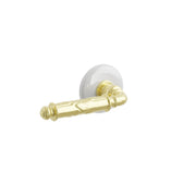 Emtek Poseidon Lever Set with Ice White Porcelain Rosette