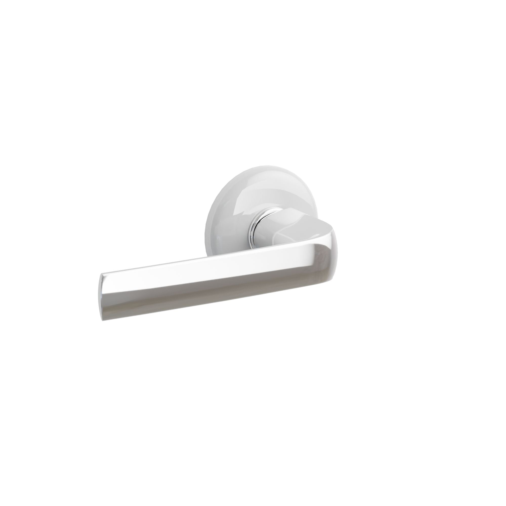 Emtek Sion Lever Set with Ice White Porcelain Rosette