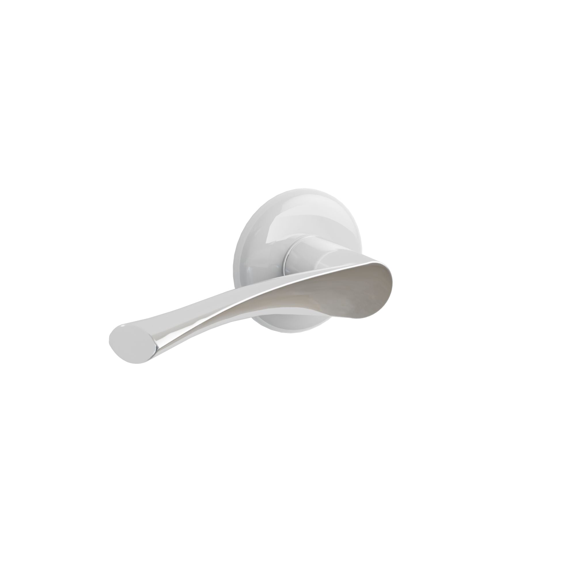 Emtek Spencer Lever Set with Ice White Porcelain Rosette