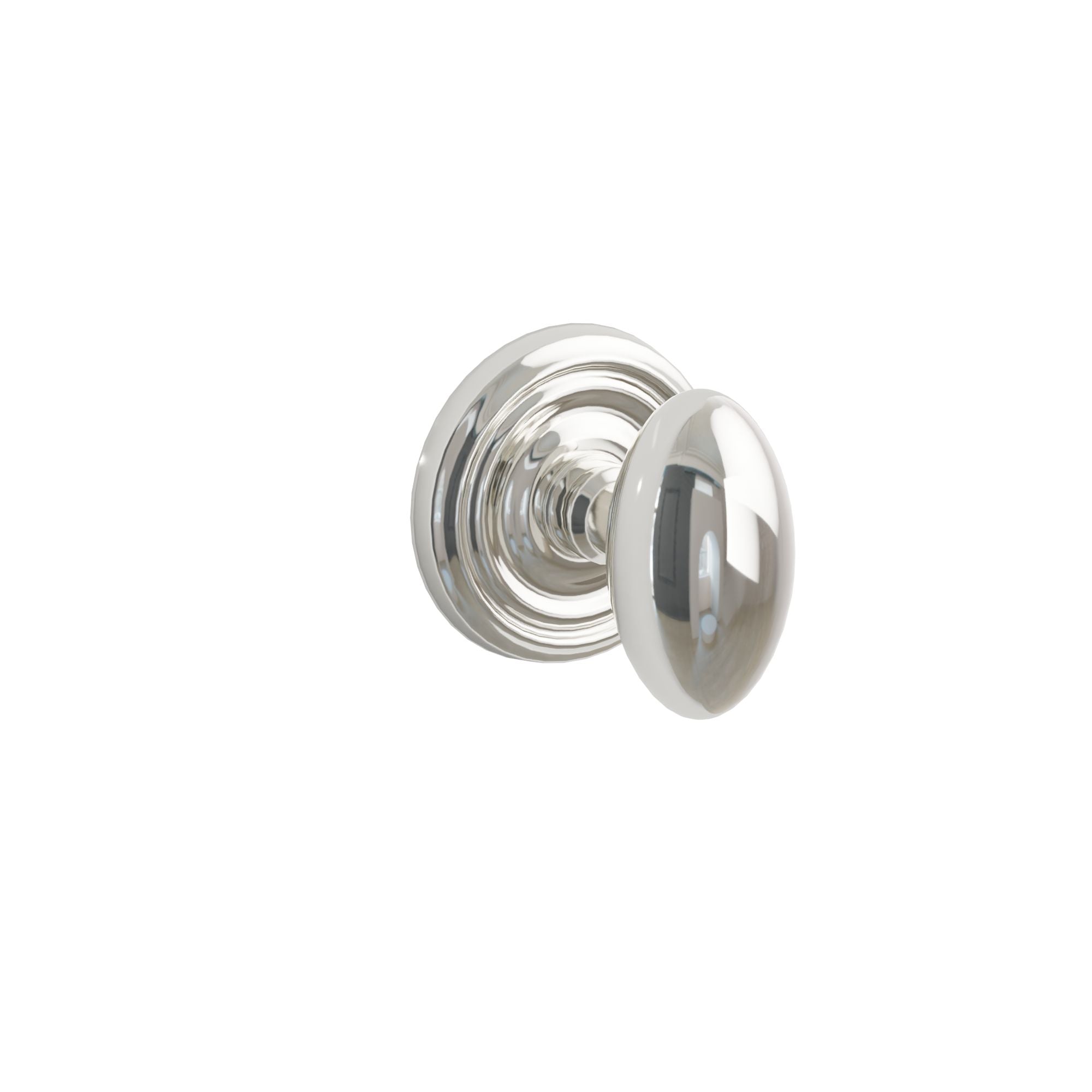 Emtek Concealed Fastener Egg Knob Set with Regular Rosette
