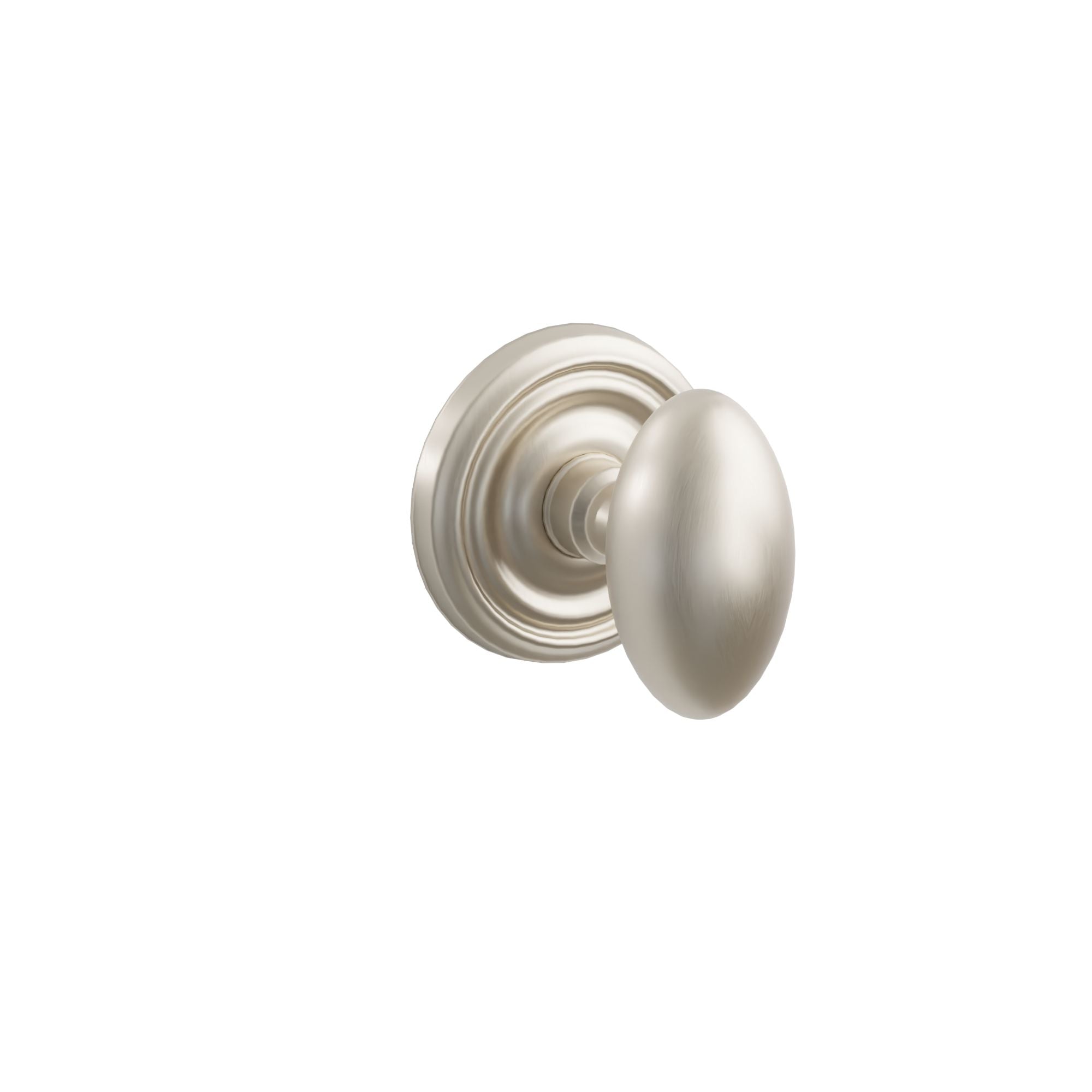Emtek Concealed Fastener Egg Knob Set with Regular Rosette