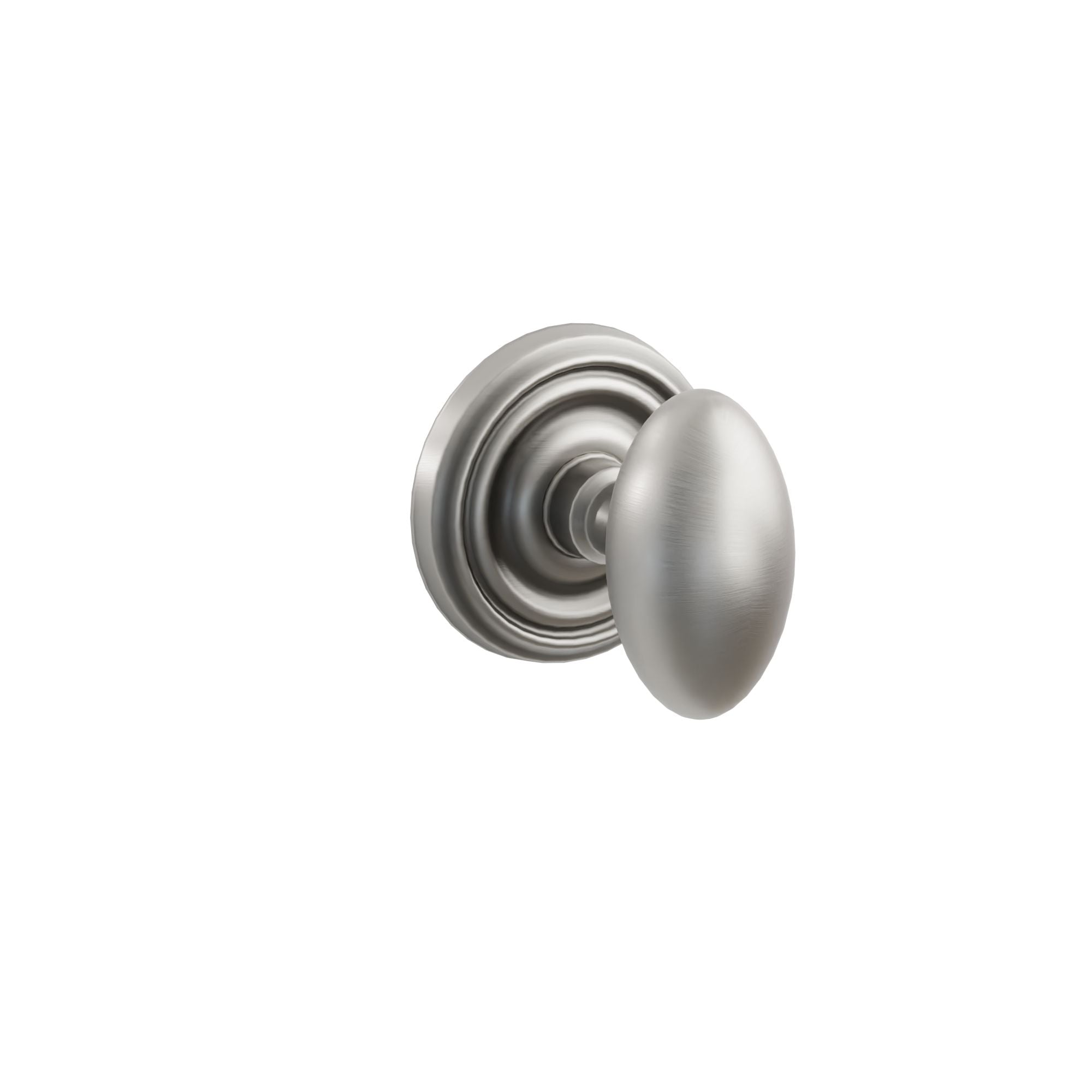 Emtek Concealed Fastener Egg Knob Set with Regular Rosette