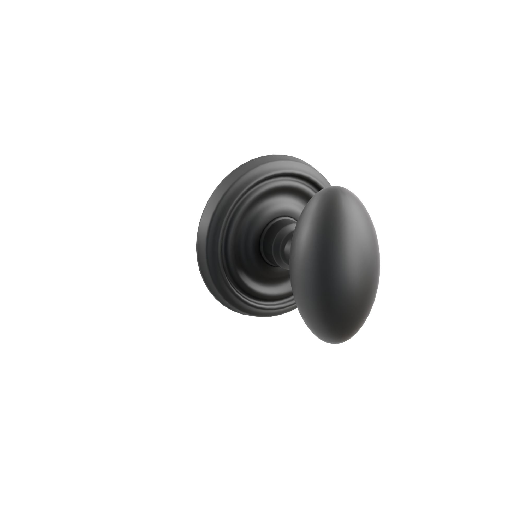 Emtek Concealed Fastener Egg Knob Set with Regular Rosette