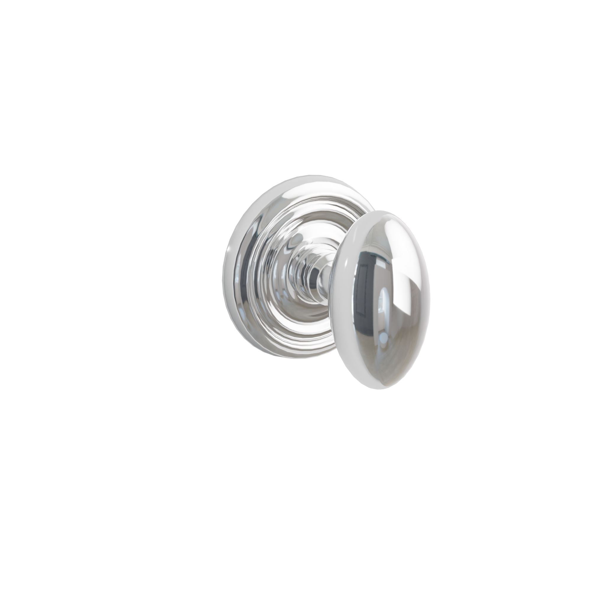 Emtek Concealed Fastener Egg Knob Set with Regular Rosette
