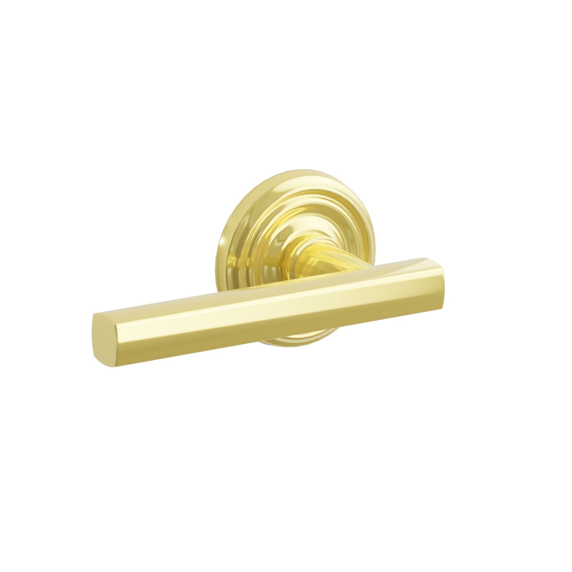 Emtek Freestone Lever Set with Regular Rosette