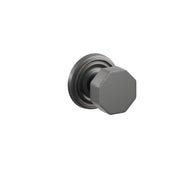 Emtek Octagon Knob Set with Regular Rosette