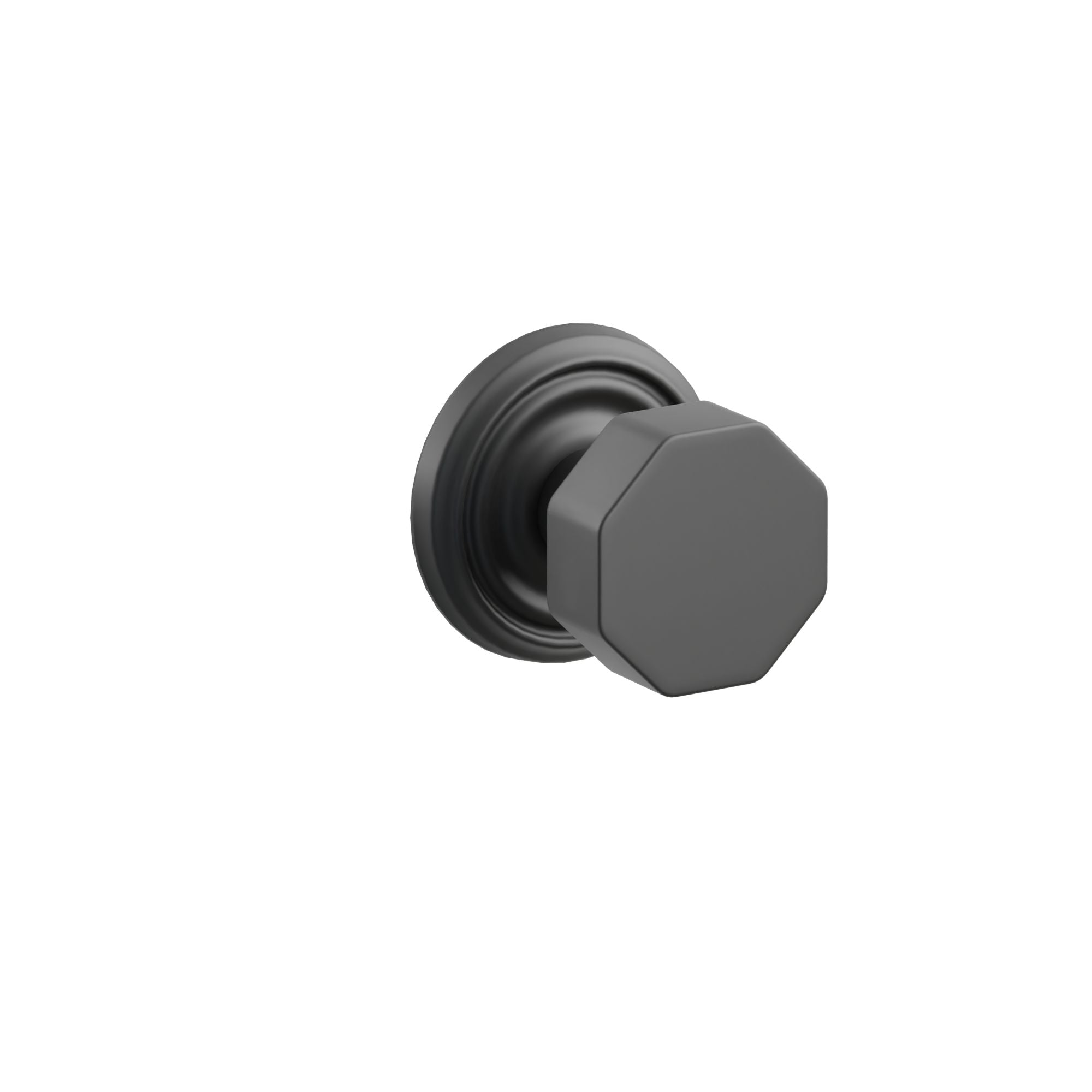Emtek Octagon Knob Set with Regular Rosette