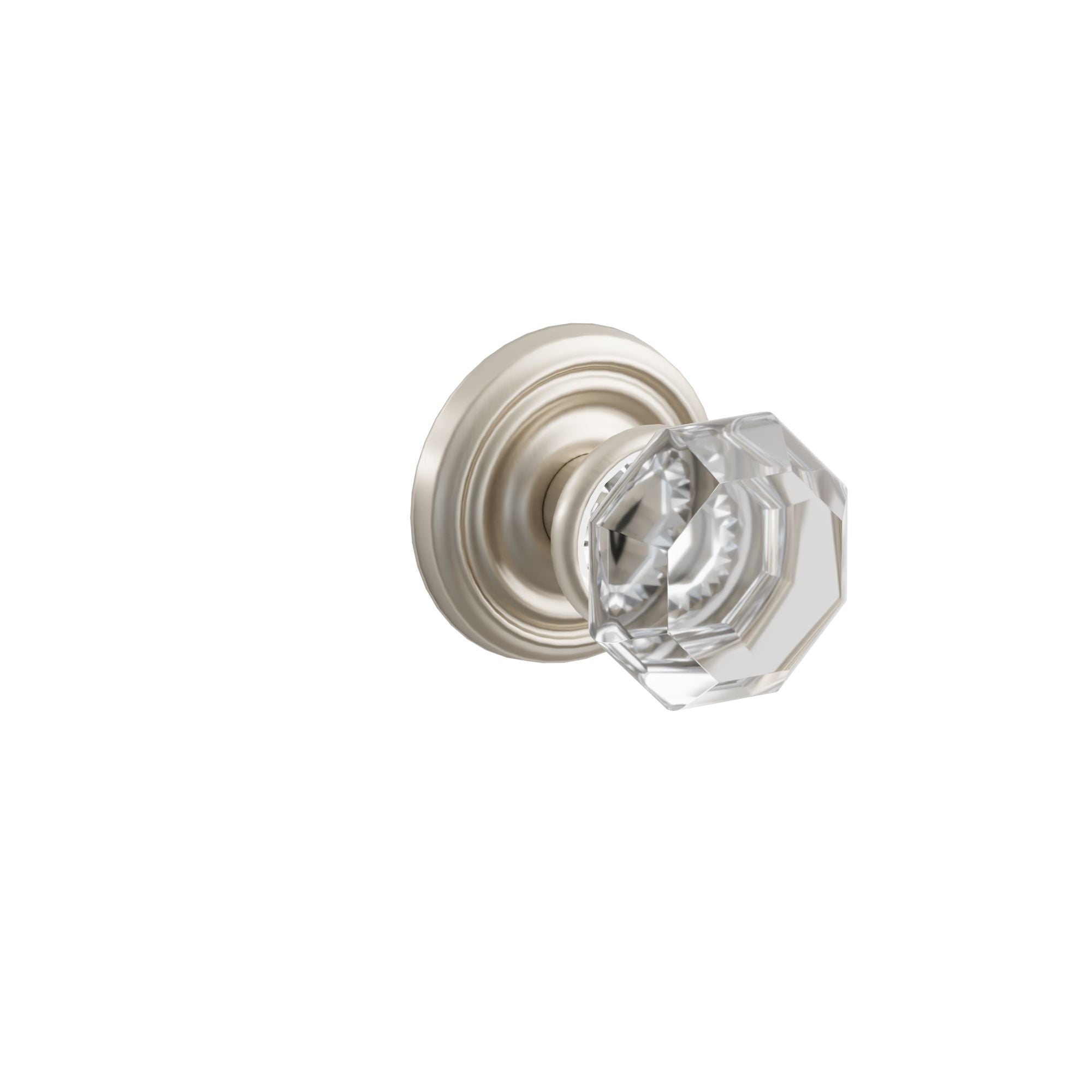 Emtek Concealed Fastener Old Town Knob Set with Regular Rosette