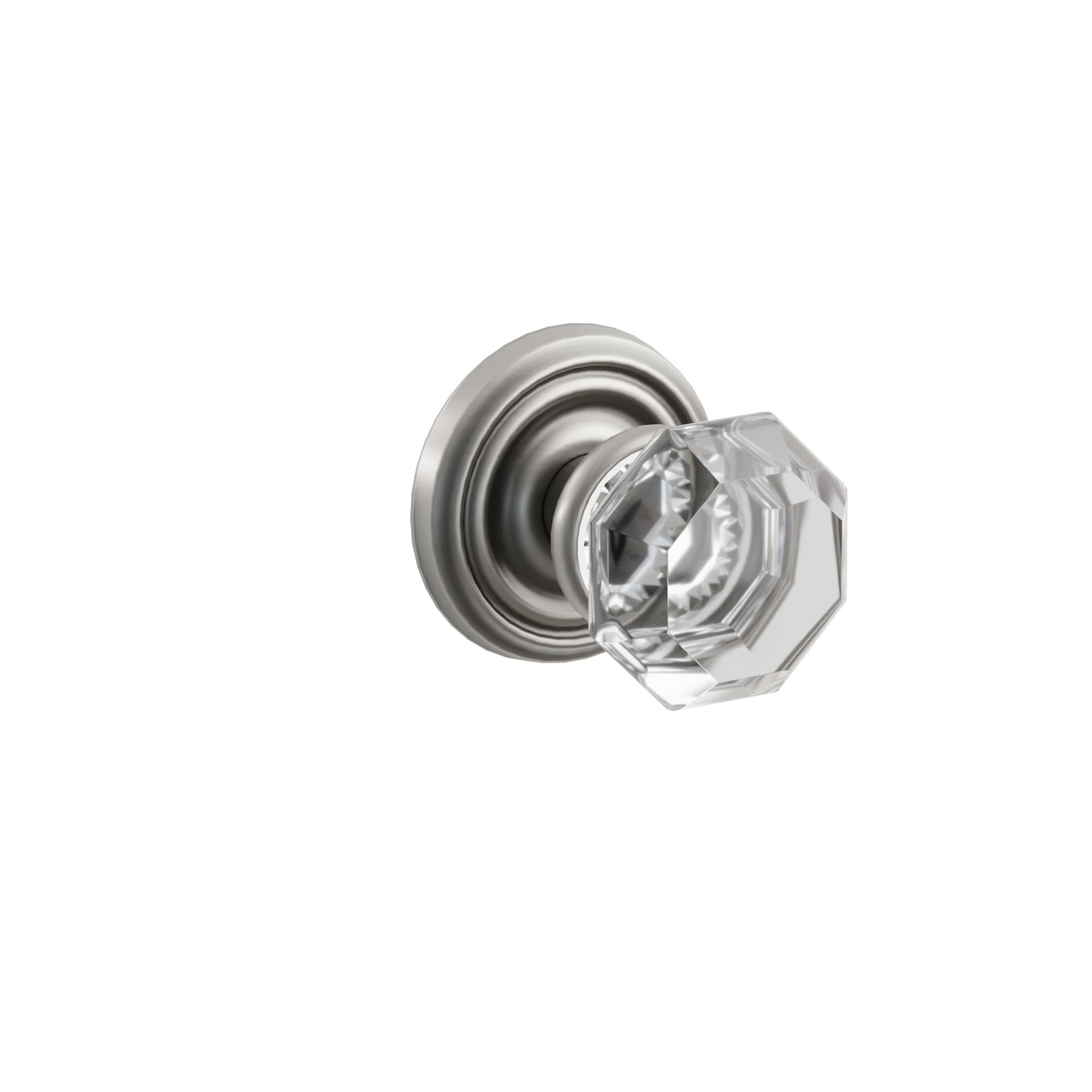 Emtek Concealed Fastener Old Town Knob Set with Regular Rosette