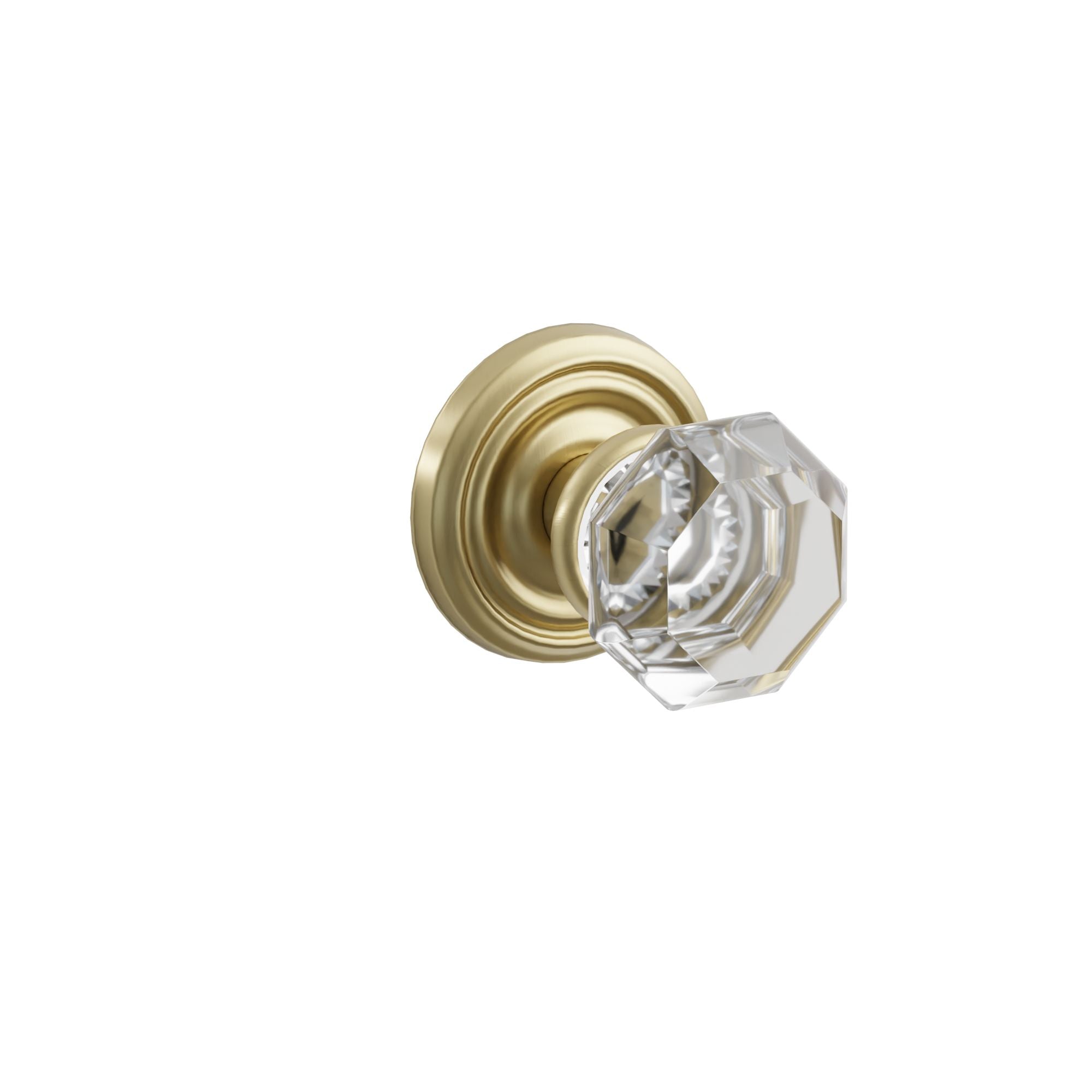 Emtek Concealed Fastener Old Town Knob Set with Regular Rosette