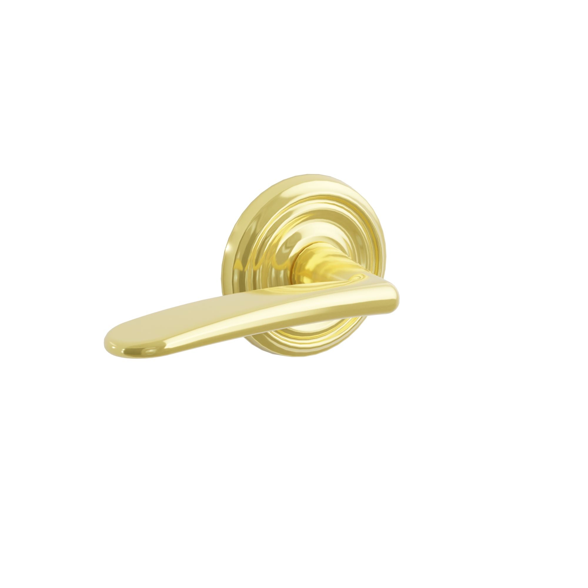 Emtek Concealed Fastener Poseidon Lever Set With Regular Rosette