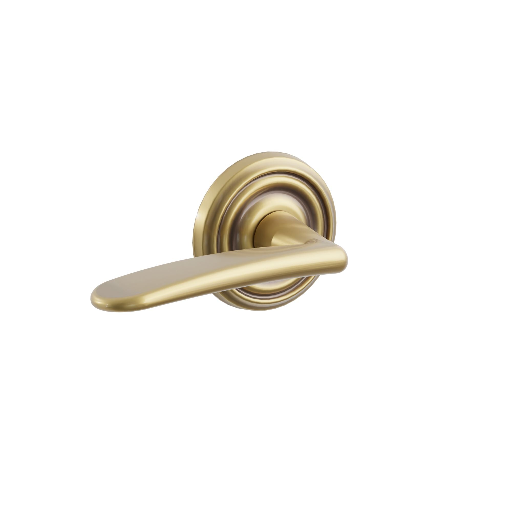 Emtek Poseidon Lever Set with Regular Rosette