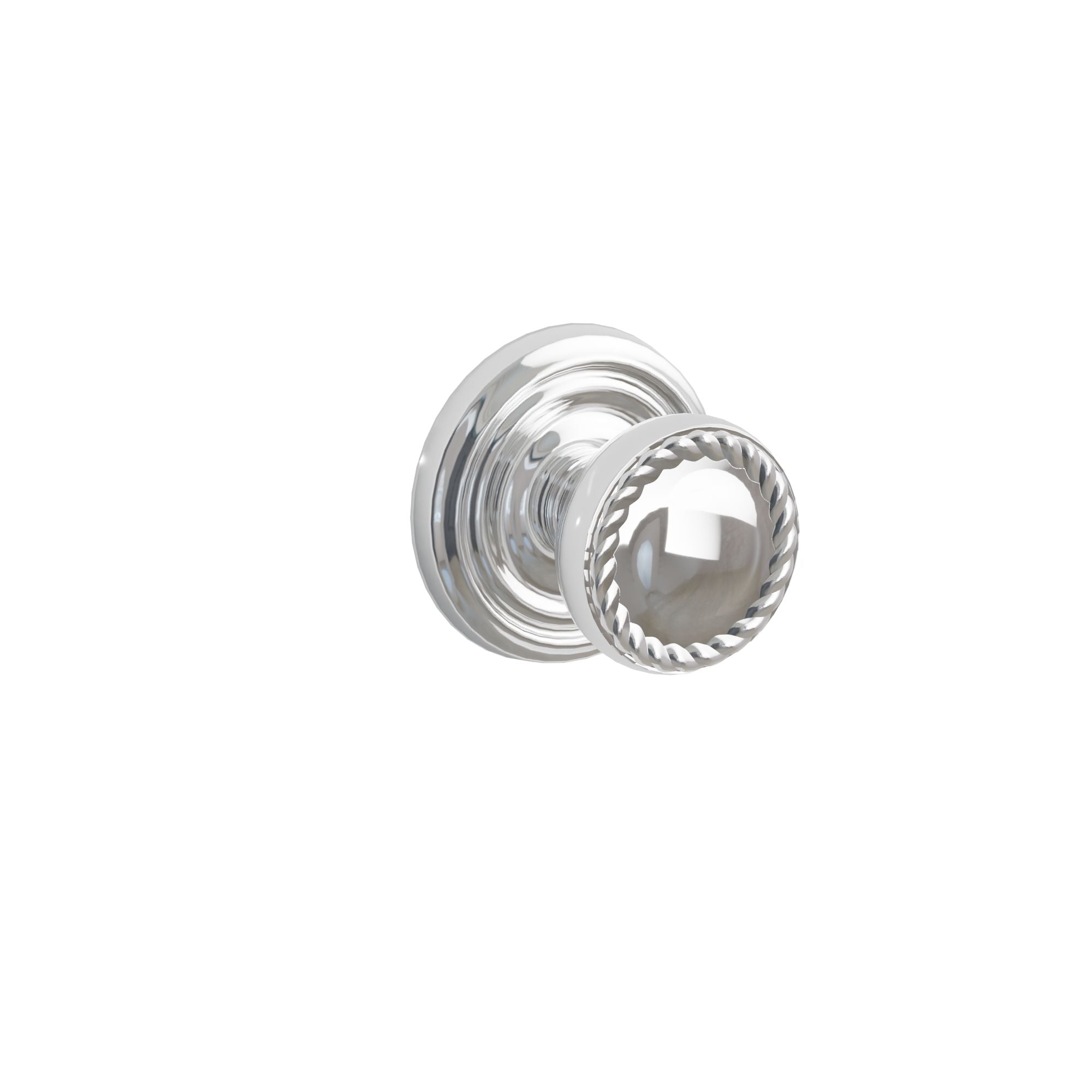 Emtek Concealed Fastener Rope Knob Set With Regular Rosette