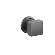Emtek Square Knob Set with Regular Rosette