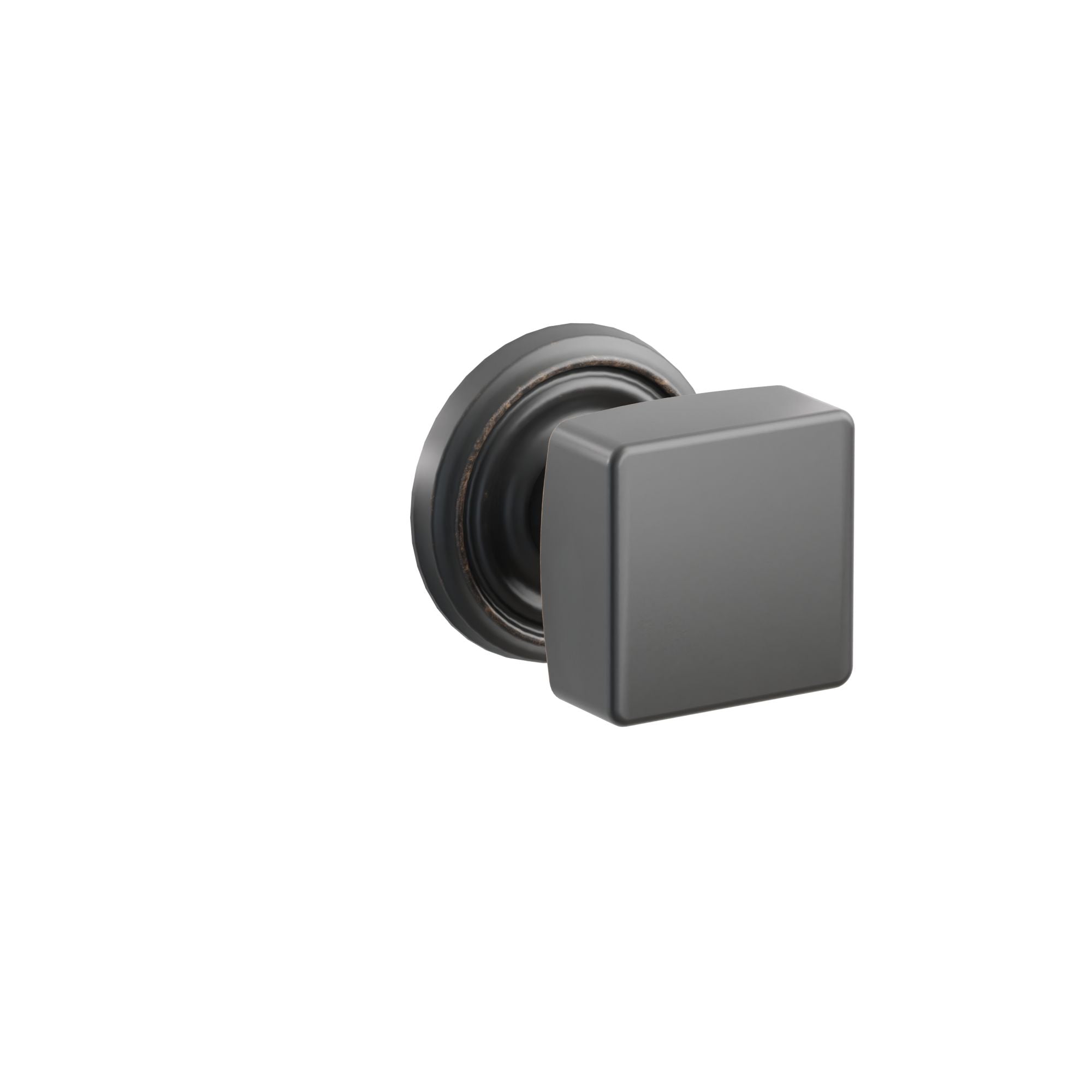 Emtek Square Knob Set with Regular Rosette