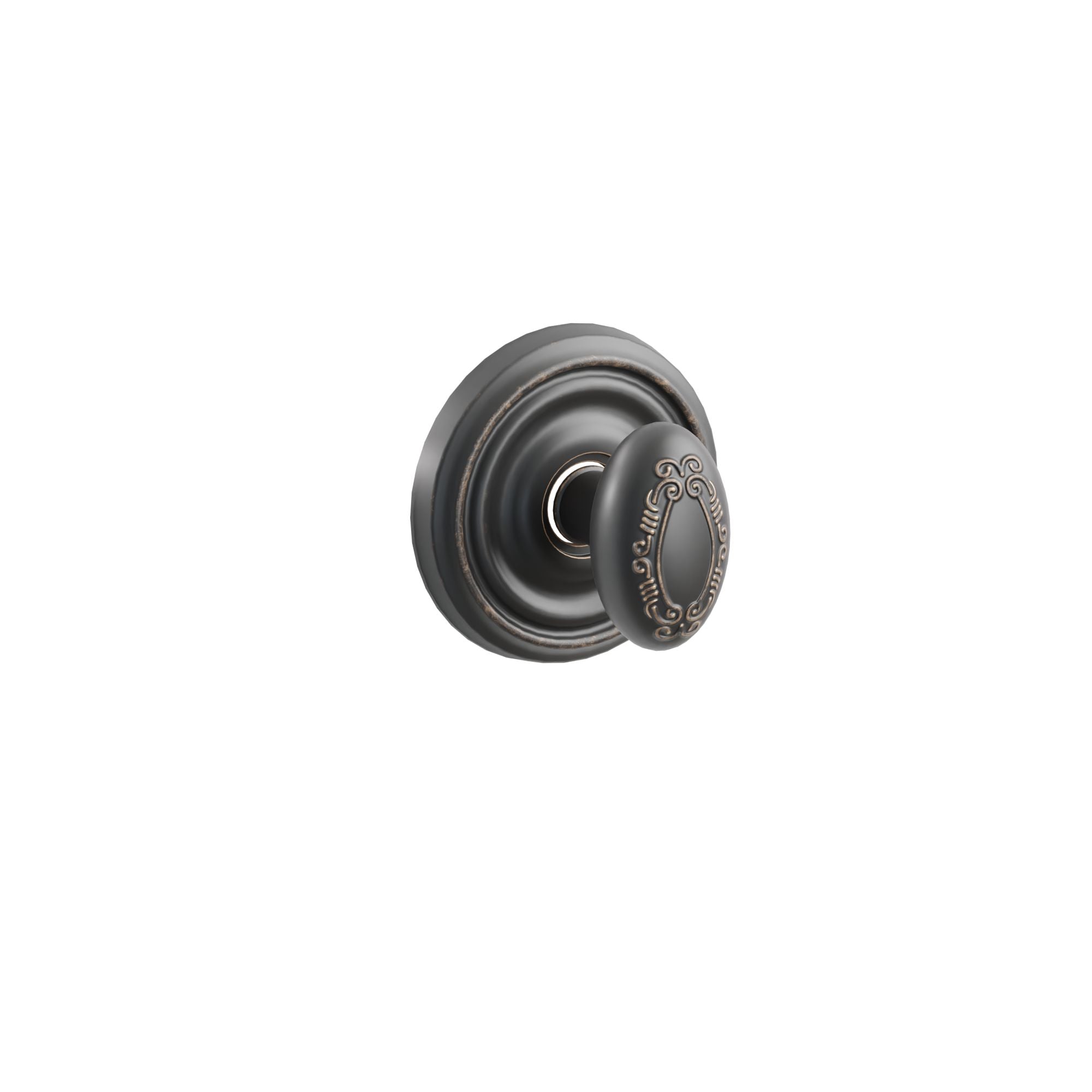 Emtek Concealed Fastener Victoria Knob Set With Regular Rosette
