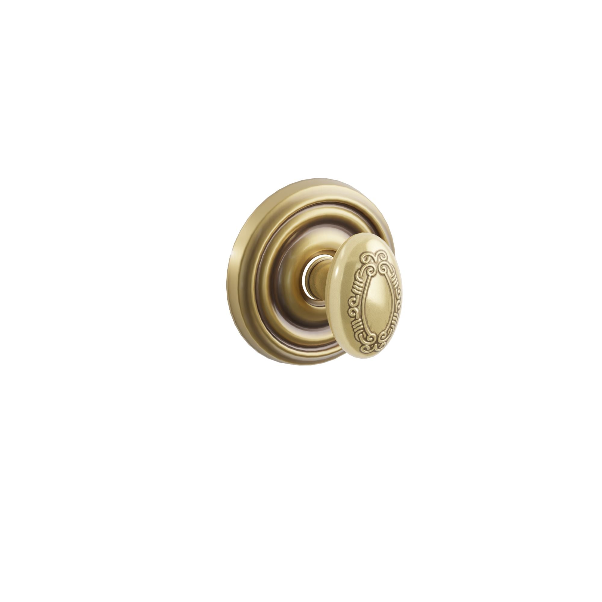 Emtek Concealed Fastener Victoria Knob Set With Regular Rosette