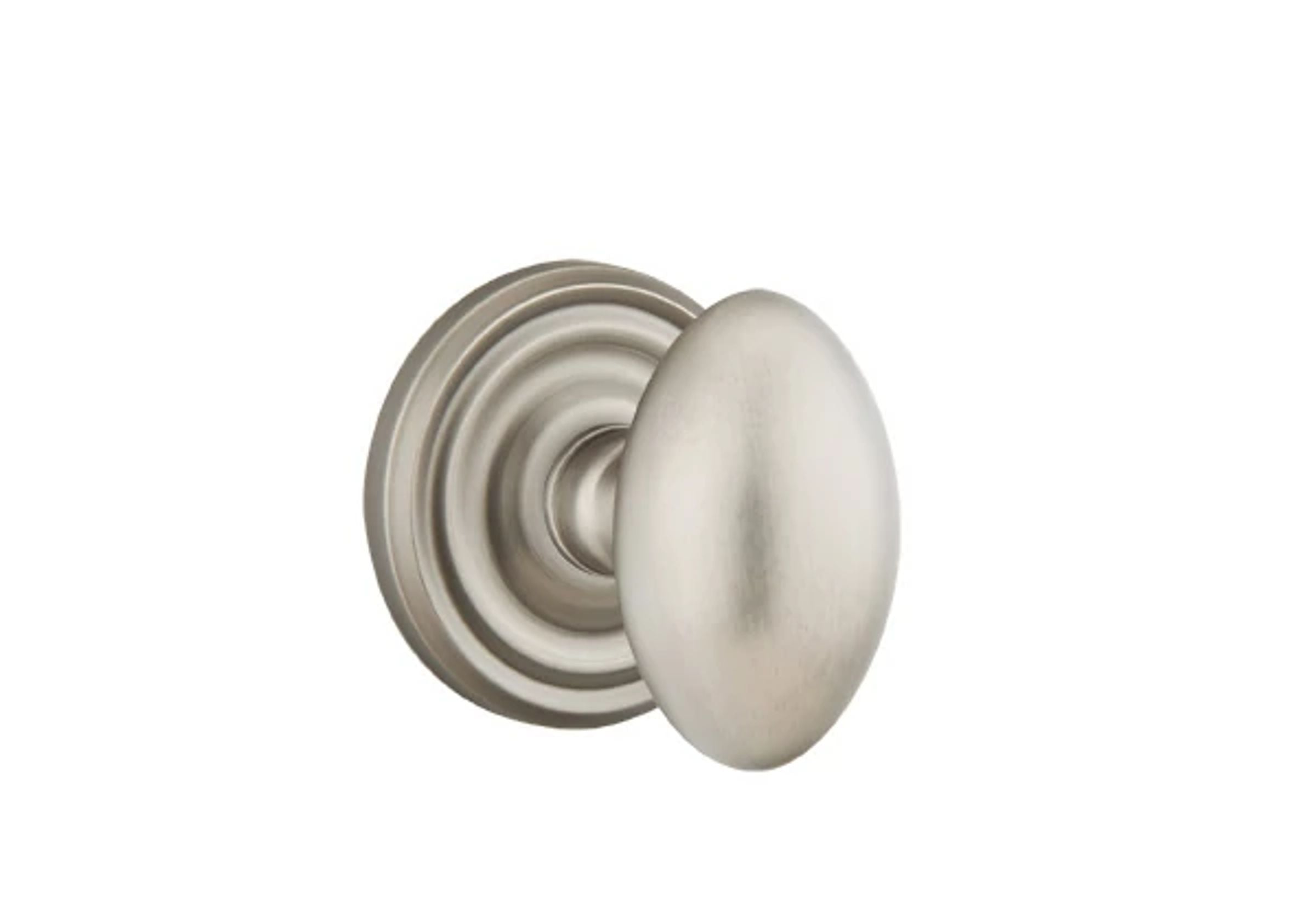 Emtek Egg Knob Set with Regular Rosette