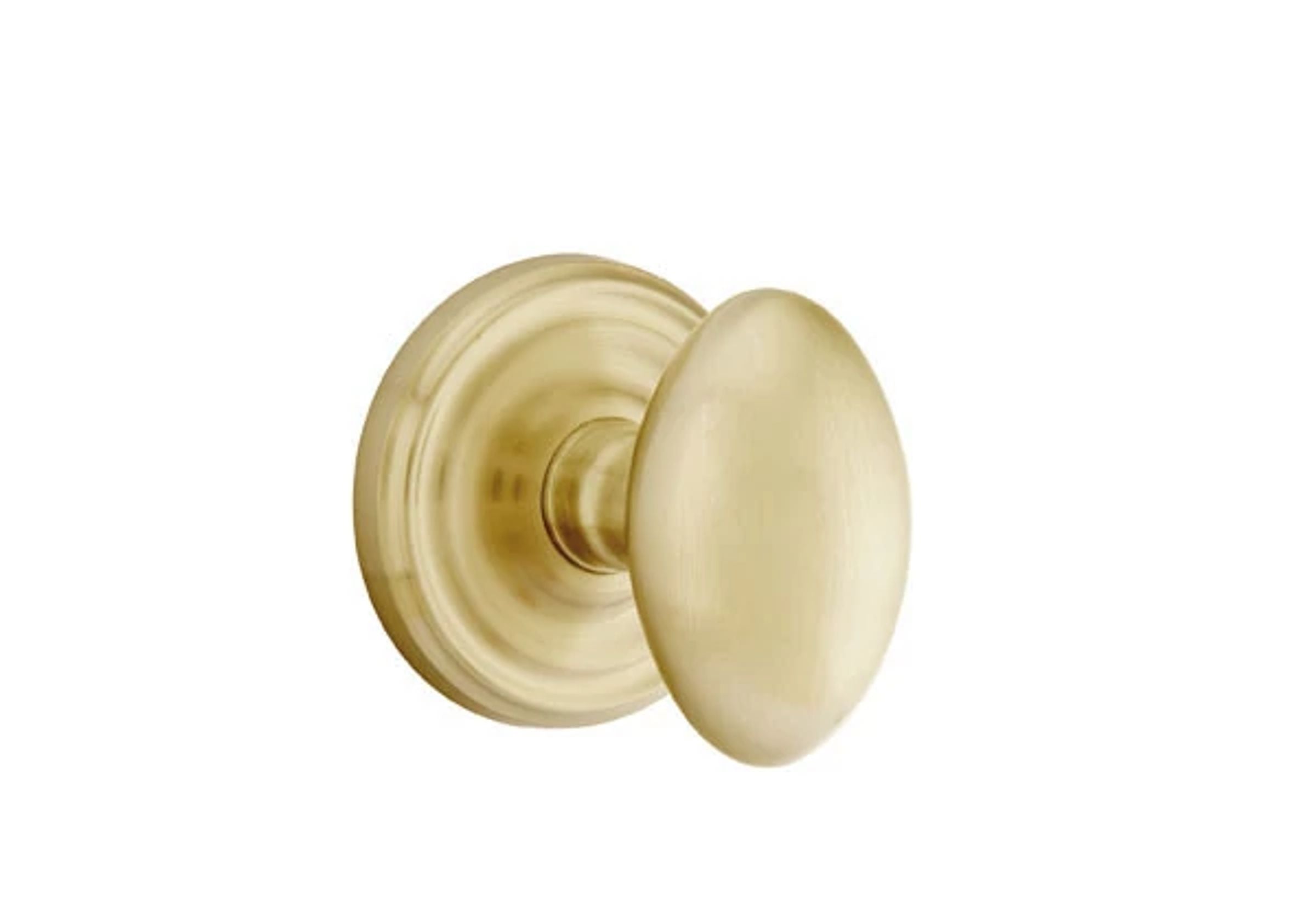 Emtek Concealed Fastener Egg Knob Set with Regular Rosette