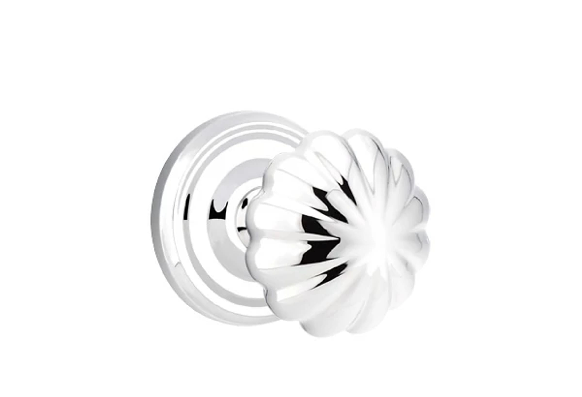 Emtek Melon Knob Set with Regular Rosette
