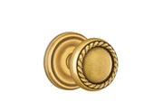 Emtek Rope Knob Set with Regular Rosette