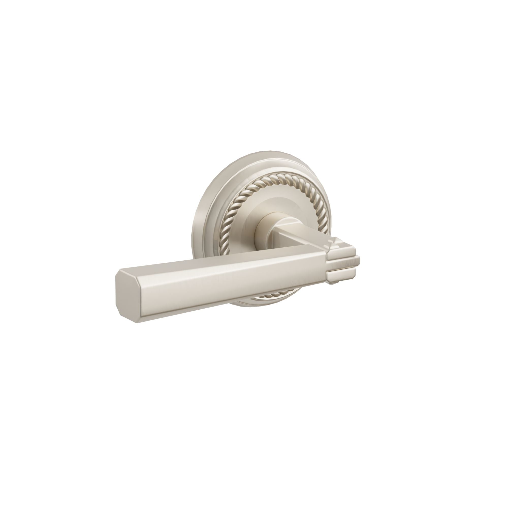 Emtek Concealed Fastener Arts & Crafts Lever Set With Rope Rosette