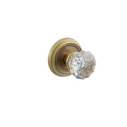 Emtek Concealed Fastener Astoria Glass Knob Set With Rope Rosette