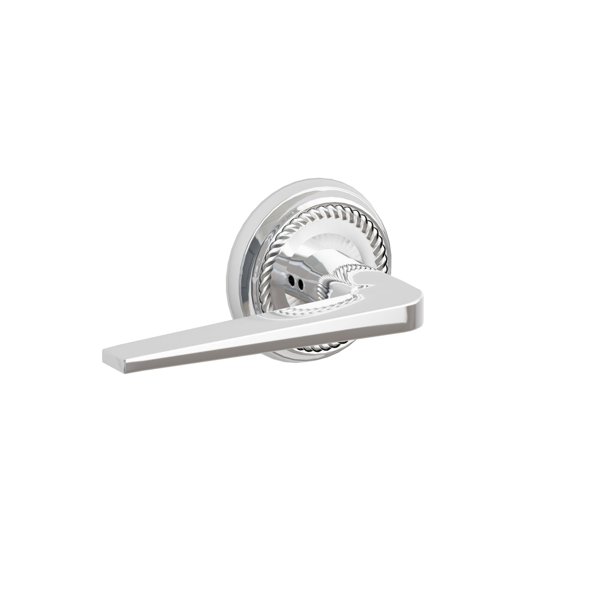 Emtek Concealed Fastener Athena Lever Set With Rope Rosette