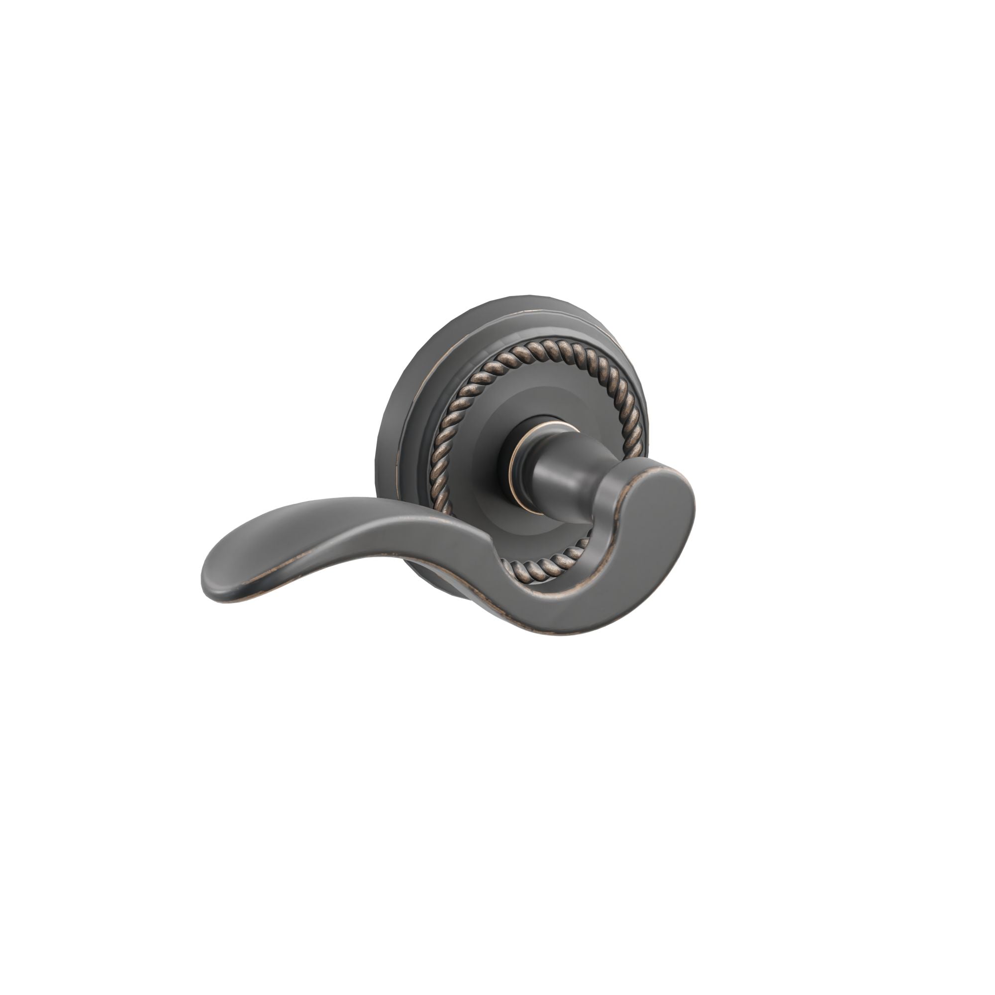 Emtek Concealed Fastener Cortina Lever Set with Rope Rosette