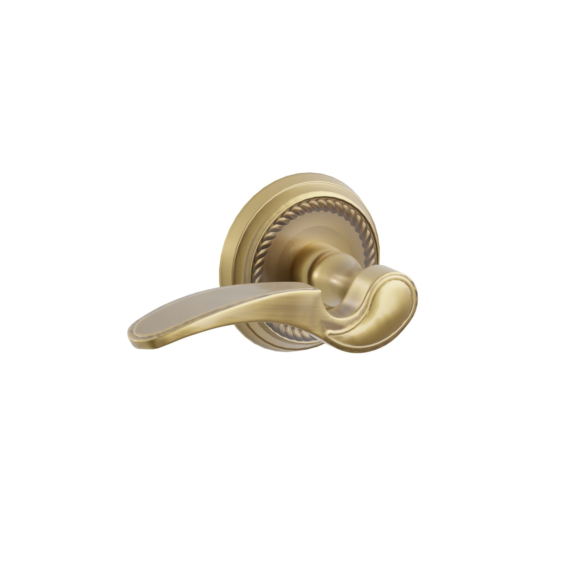 Emtek Concealed Fastener Coventry Lever Set with Rope Rosette