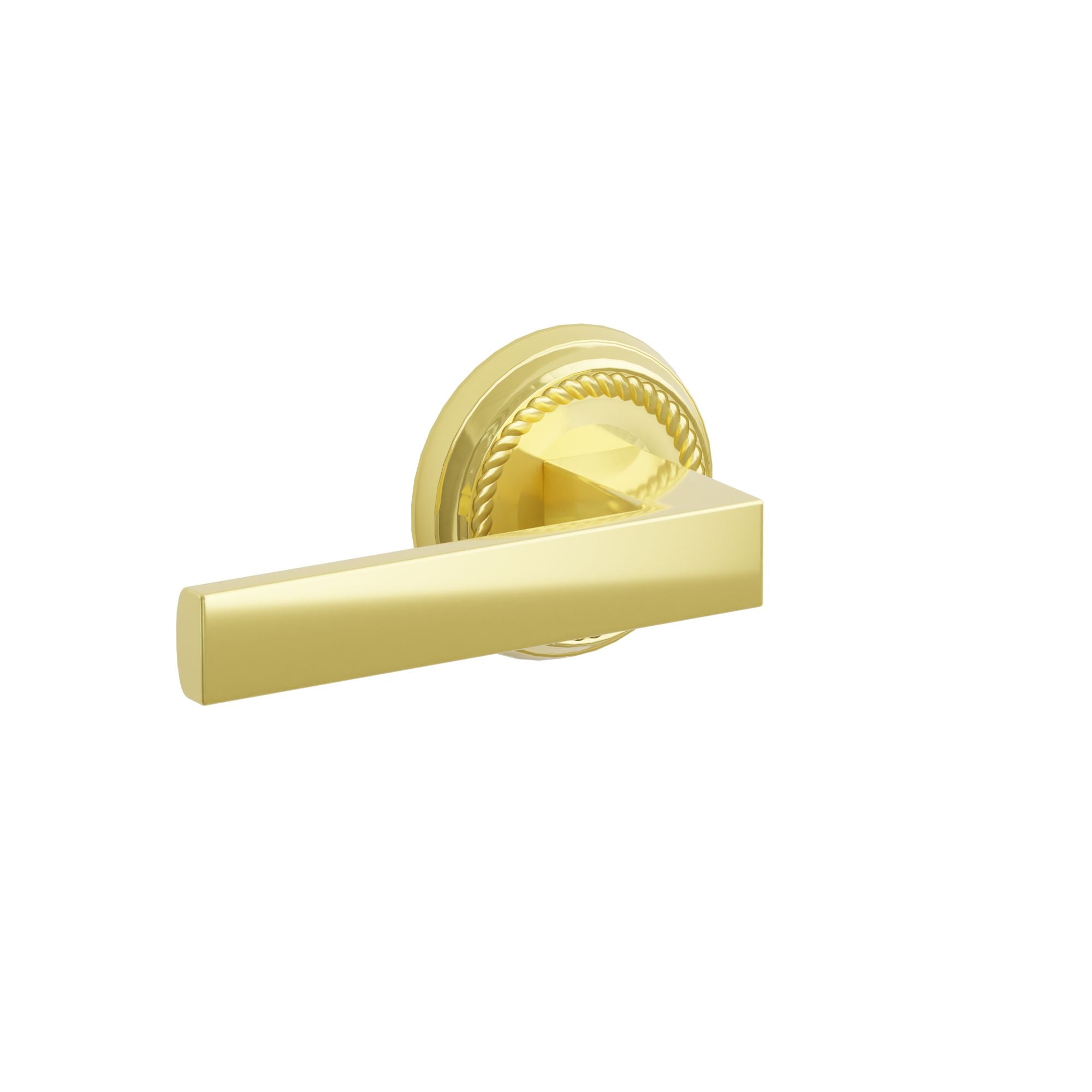 Emtek Concealed Fastener Dumont Lever Set With Rope Rosette