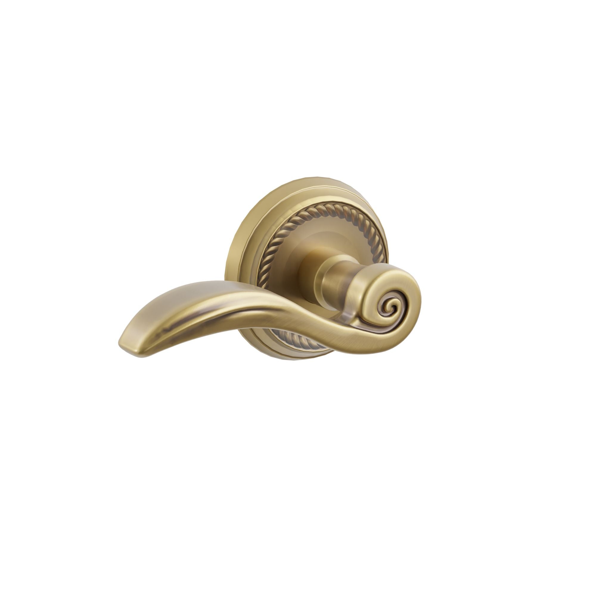 Emtek Concealed Fastener Elan Lever Set with Rope Rosette