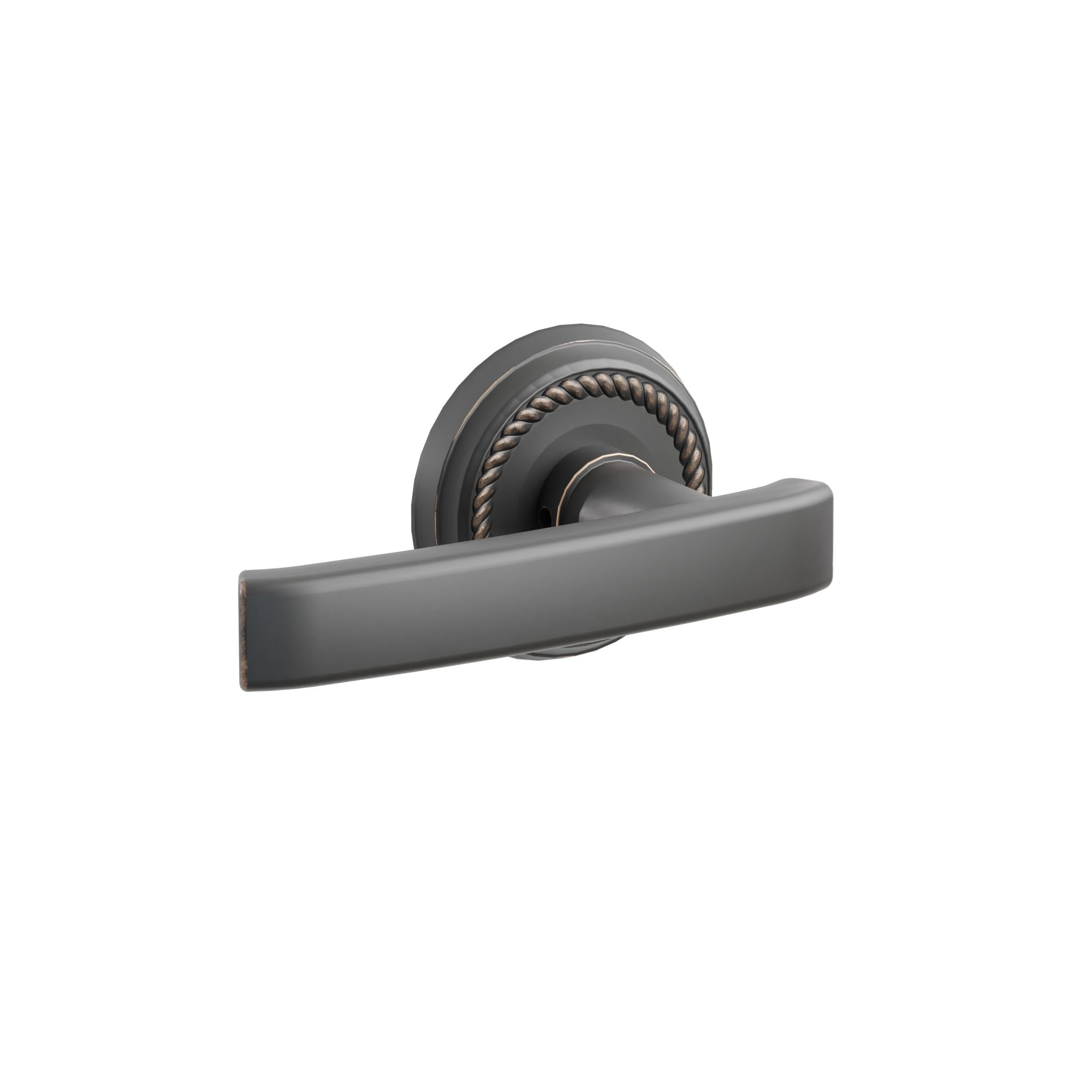 Emtek Concealed Fastener Geneva Lever Set With Rope Rosette