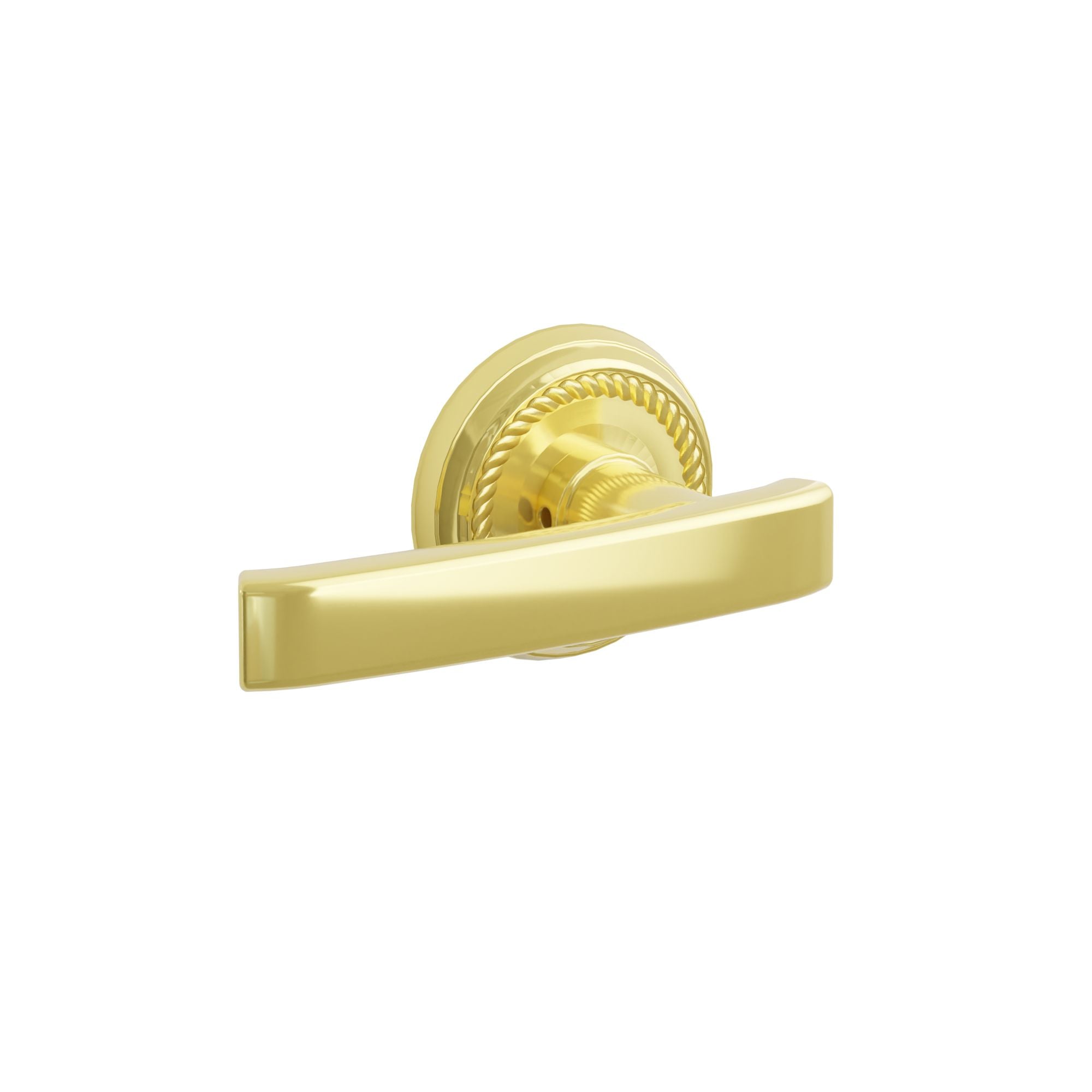 Emtek Concealed Fastener Geneva Lever Set With Rope Rosette