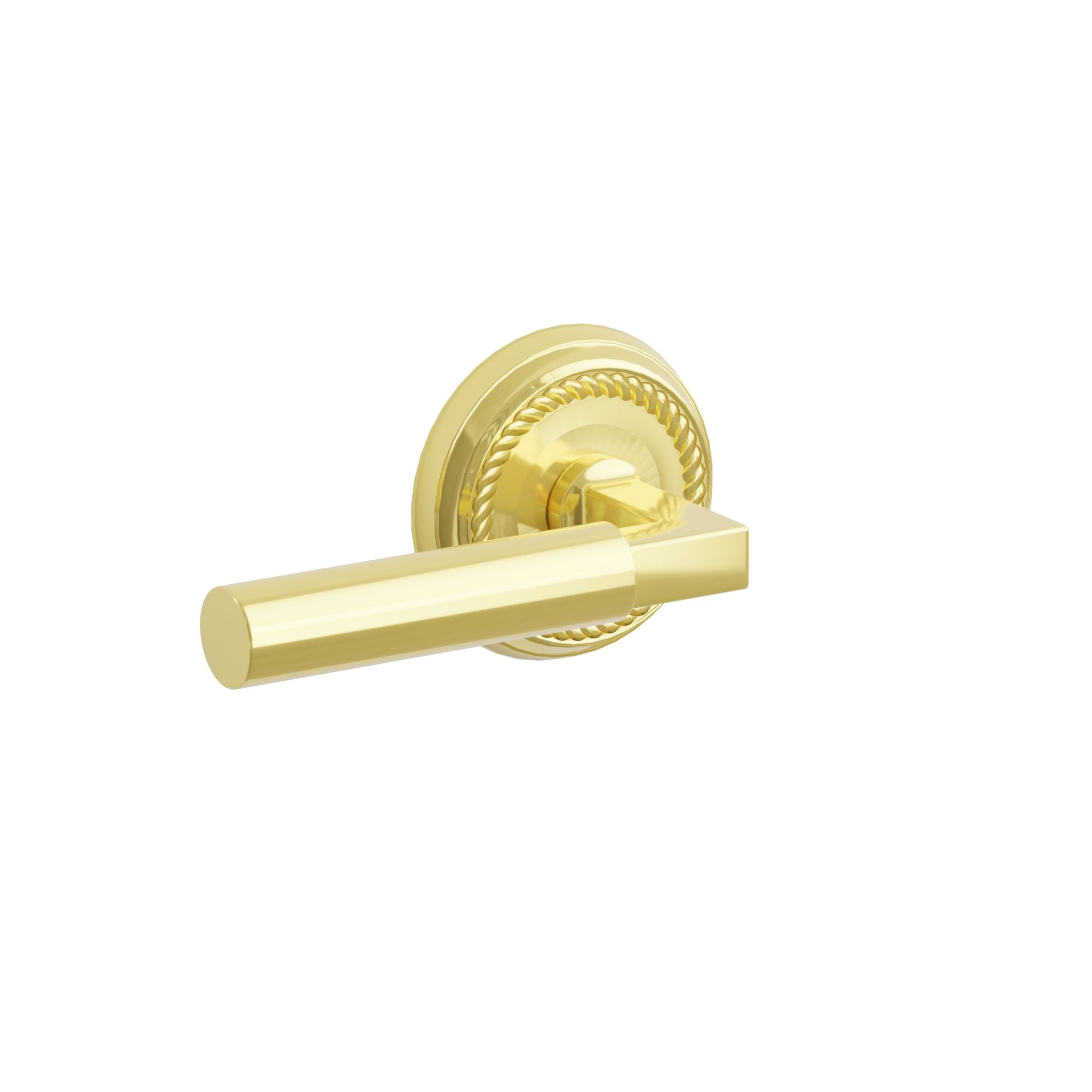 Emtek Concealed Fastener Hercules Lever Set With Rope Rosette