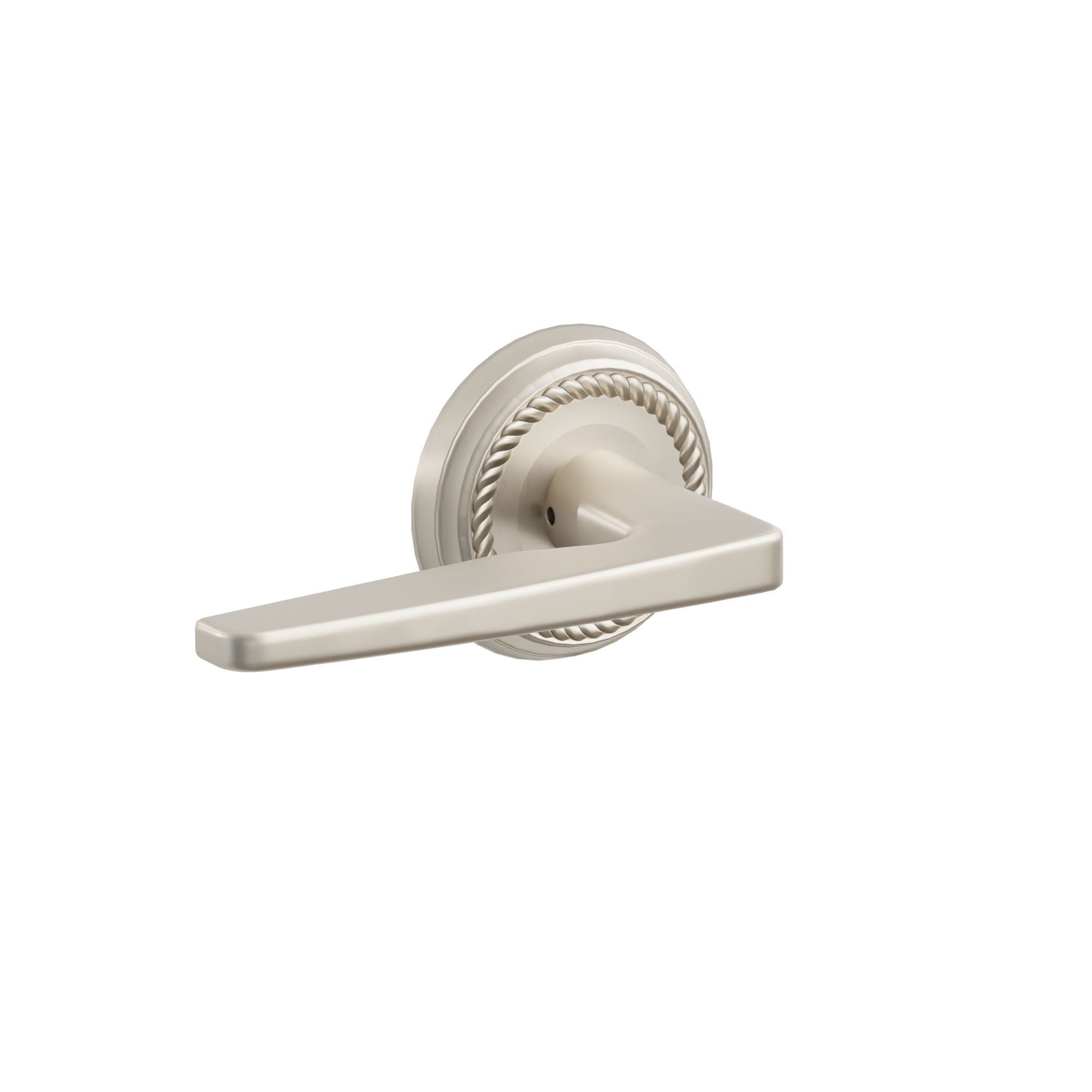 Emtek Concealed Fastener Hermes Lever Set With Rope Rosette