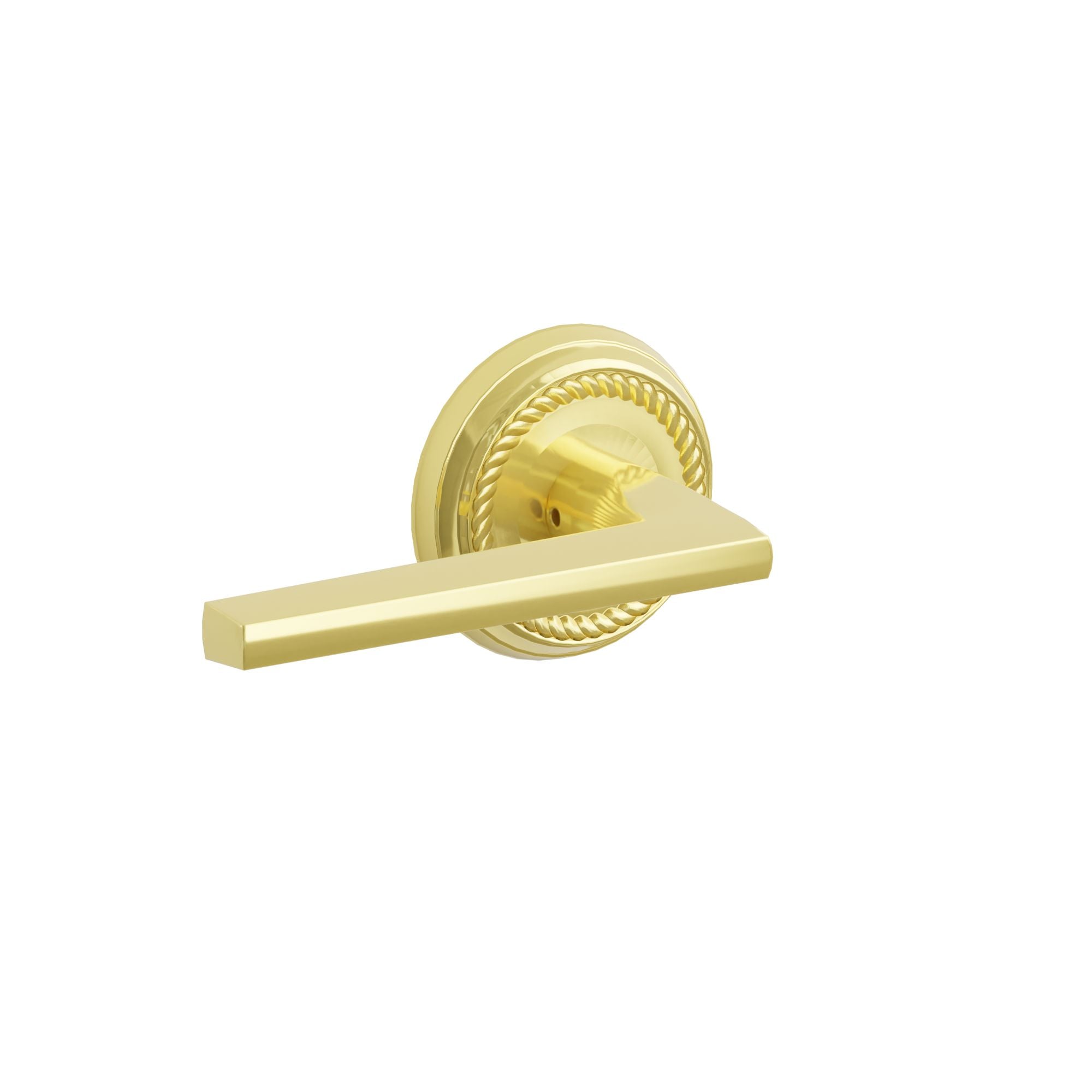 Emtek Concealed Fastener Helios Lever Set With Rope Rosette