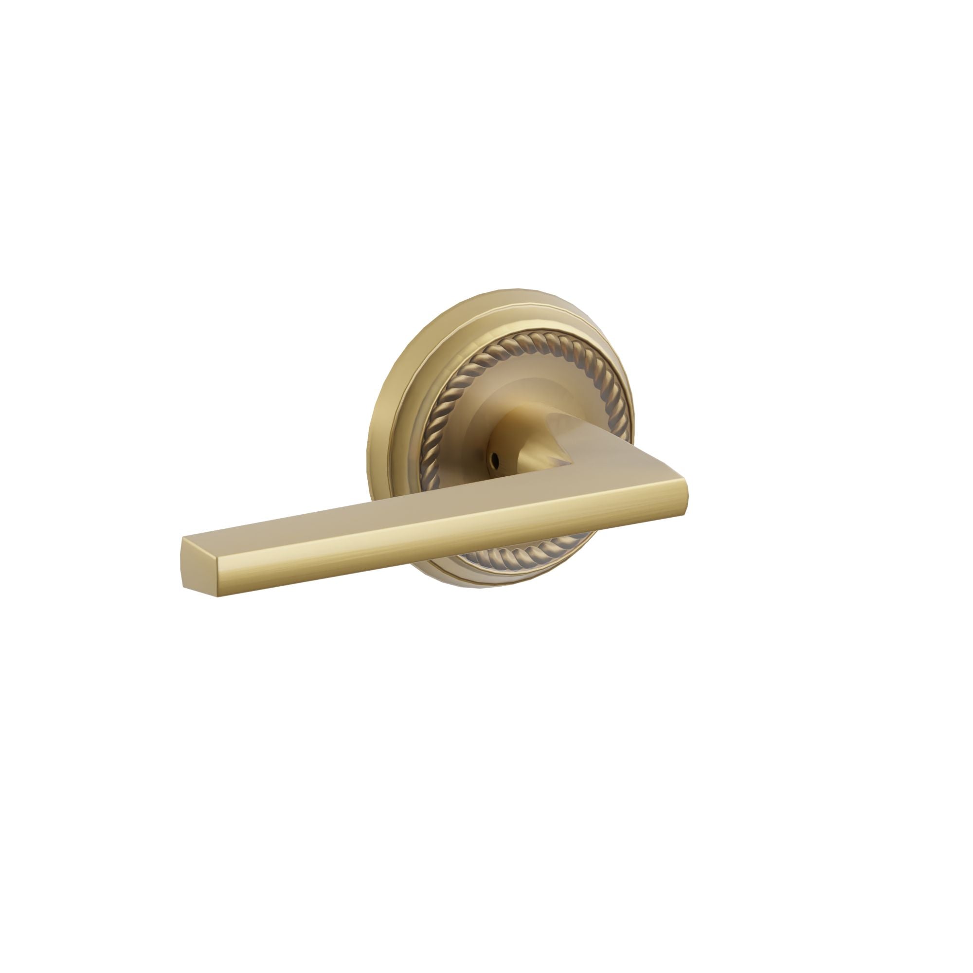 Emtek Hercules Lever Set with Rope Rosette