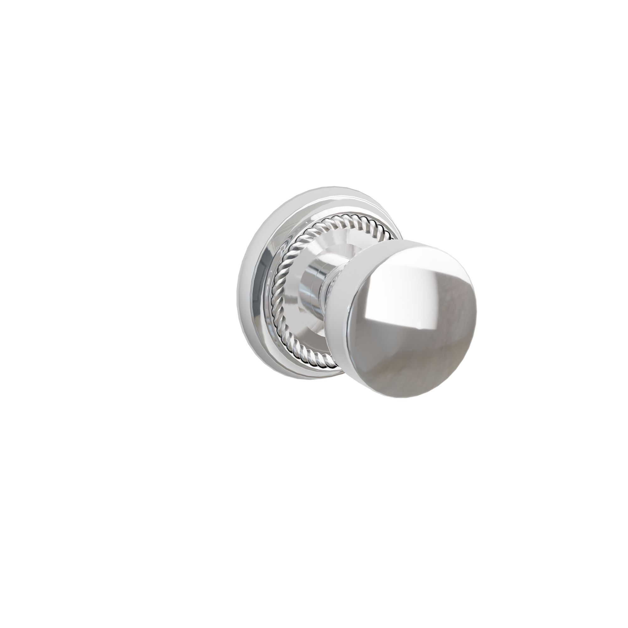 Emtek Concealed Fastener Laurent Knob Set With Rope Rosette
