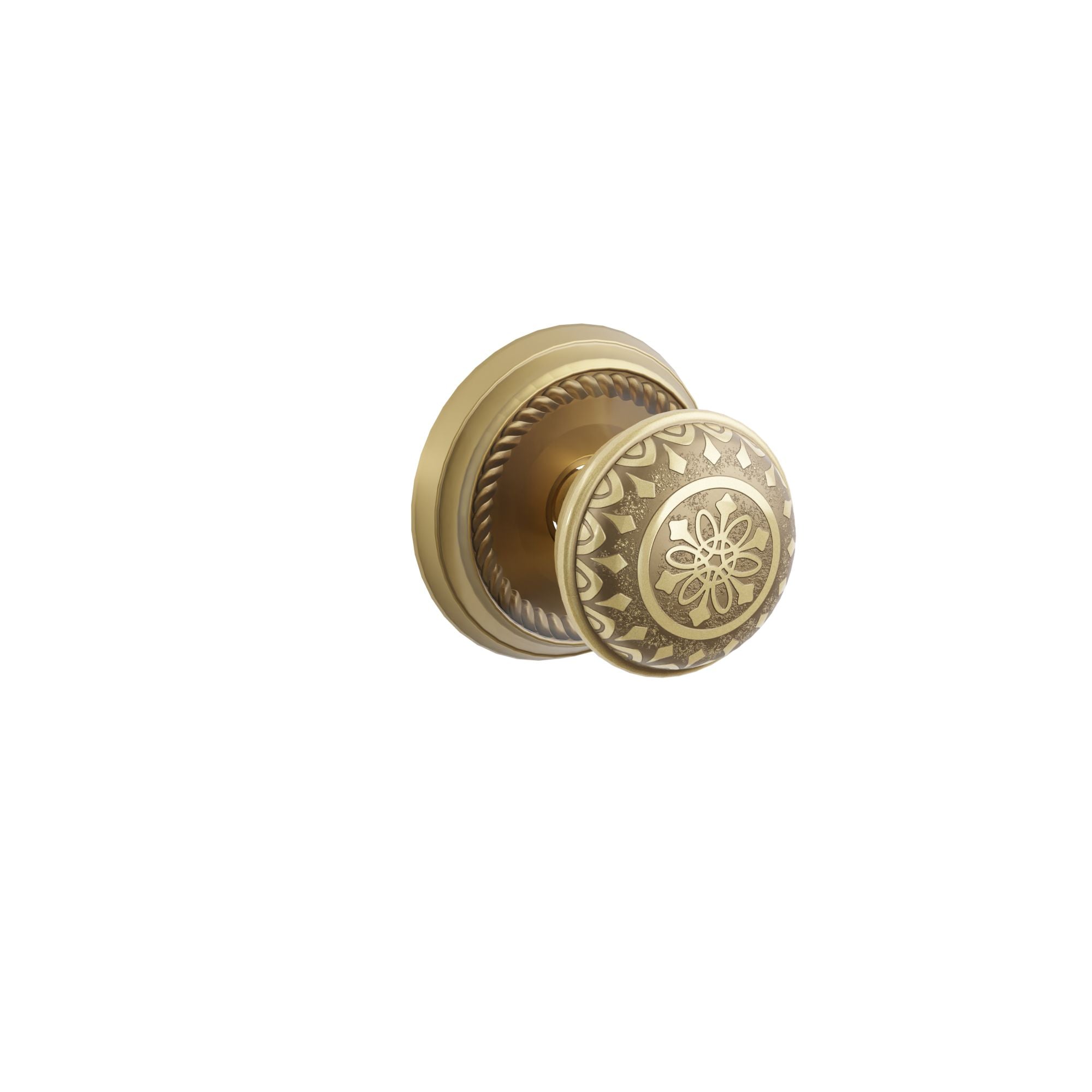 Emtek Lancaster Knob Set with Rope Rosette