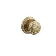 Emtek Concealed Fastener Lancaster Knob Set With Rope Rosette