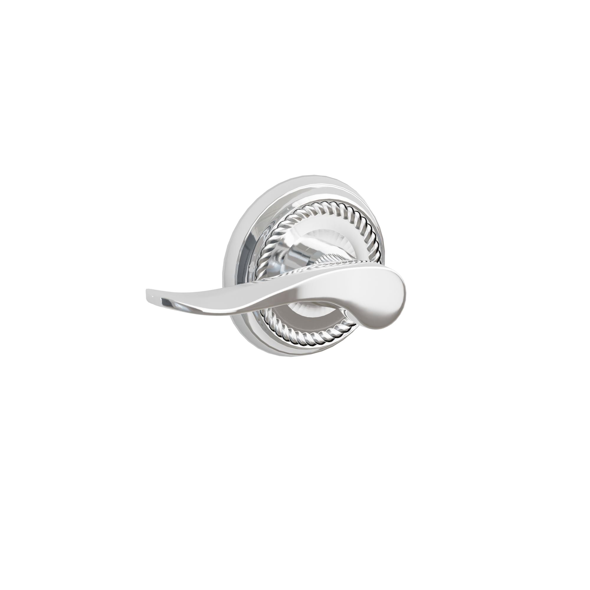 Emtek Concealed Fastener Luzern Lever Set With Rope Rosette