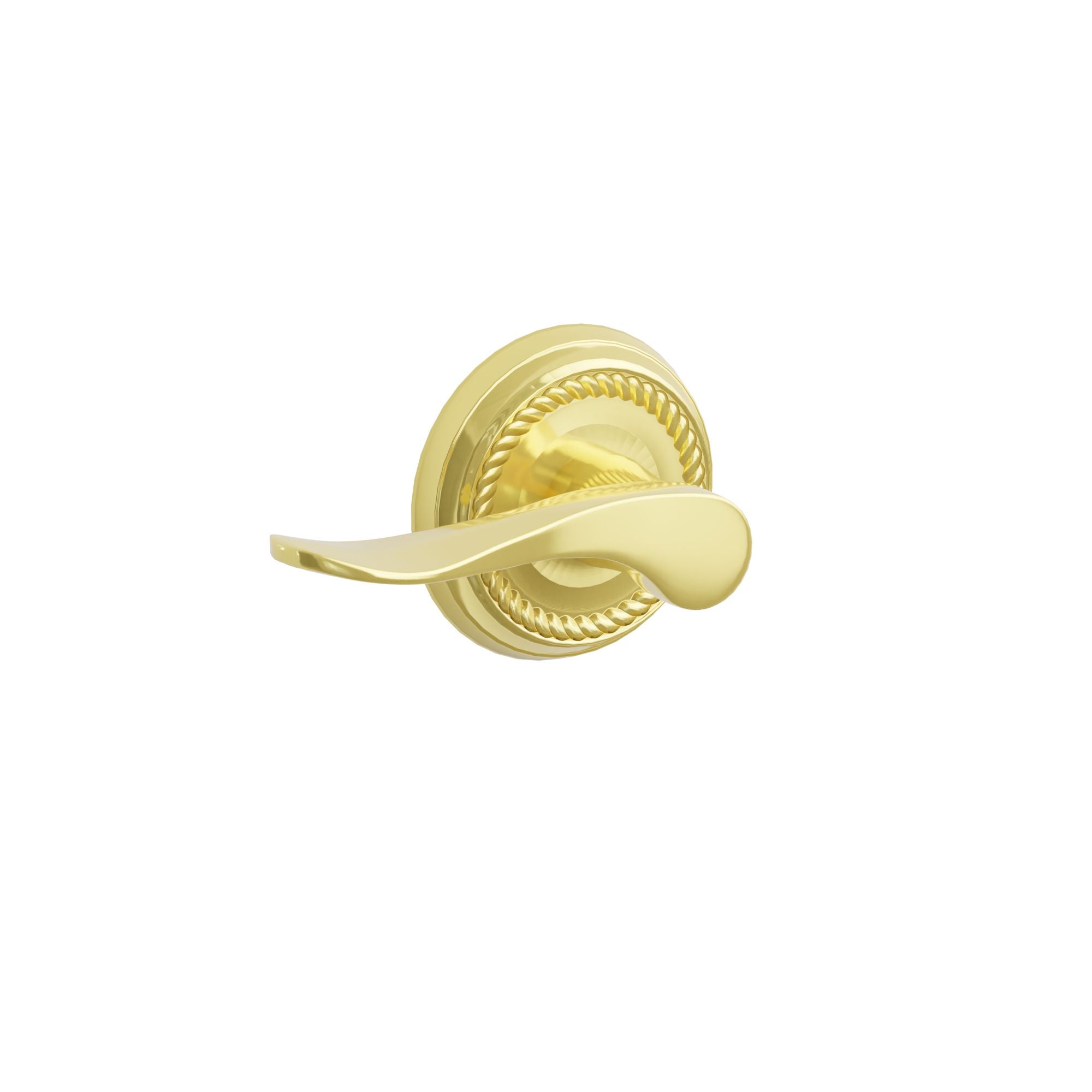 Emtek Hammered Lever Set with Rope Rosette