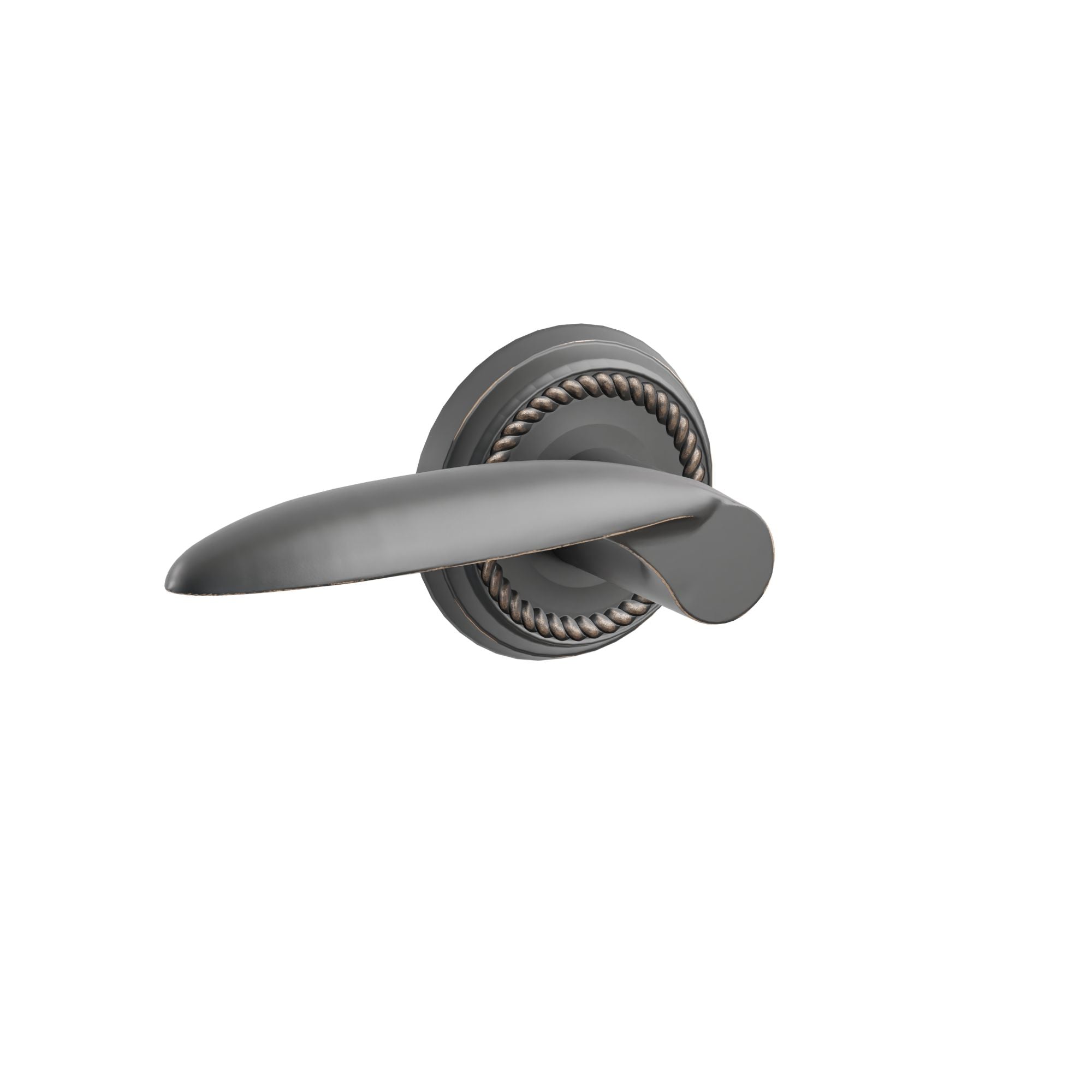 Emtek Concealed Fastener Mercury Lever Set With Rope Rosette