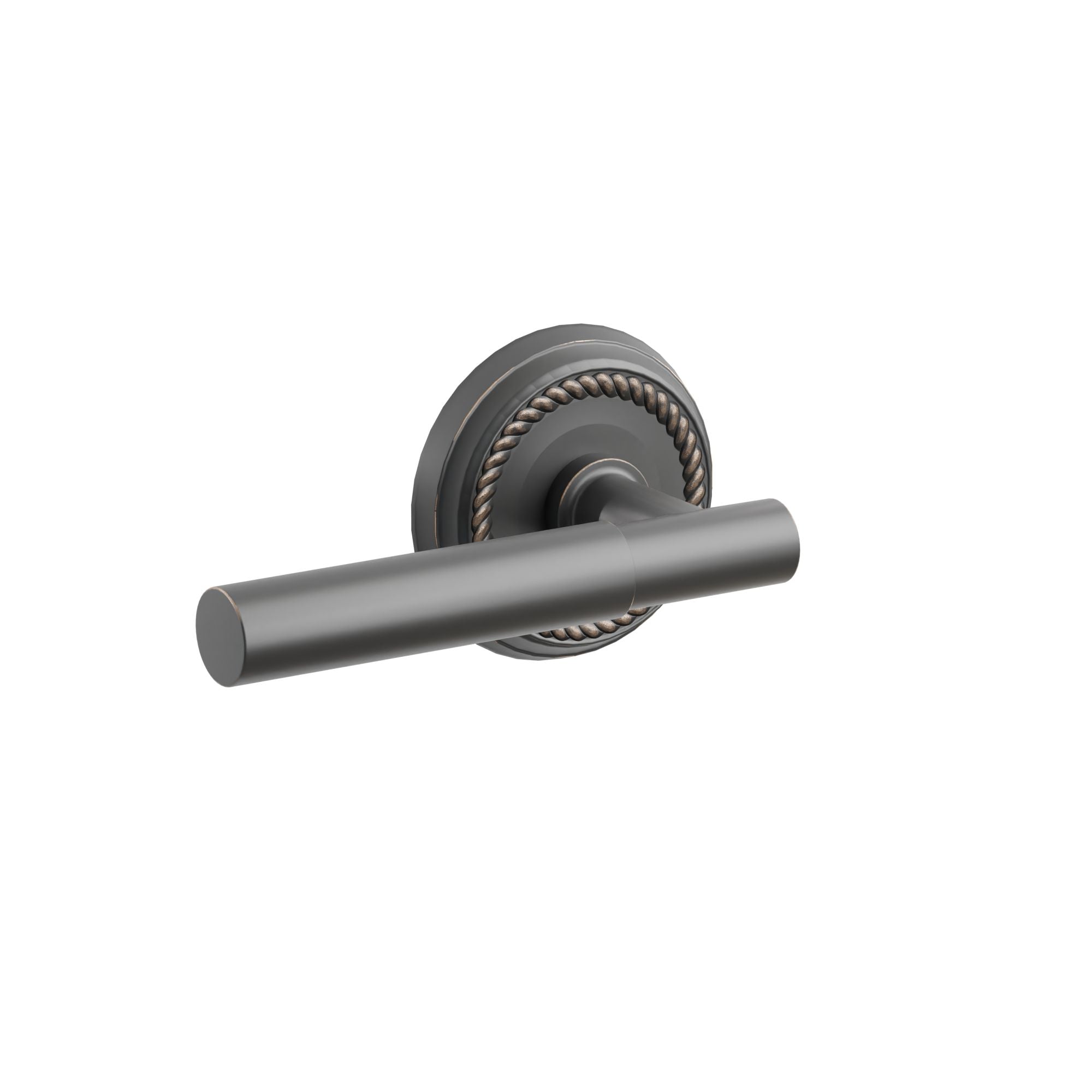 Emtek Concealed Fastener Myles Lever Set With Rope Rosette