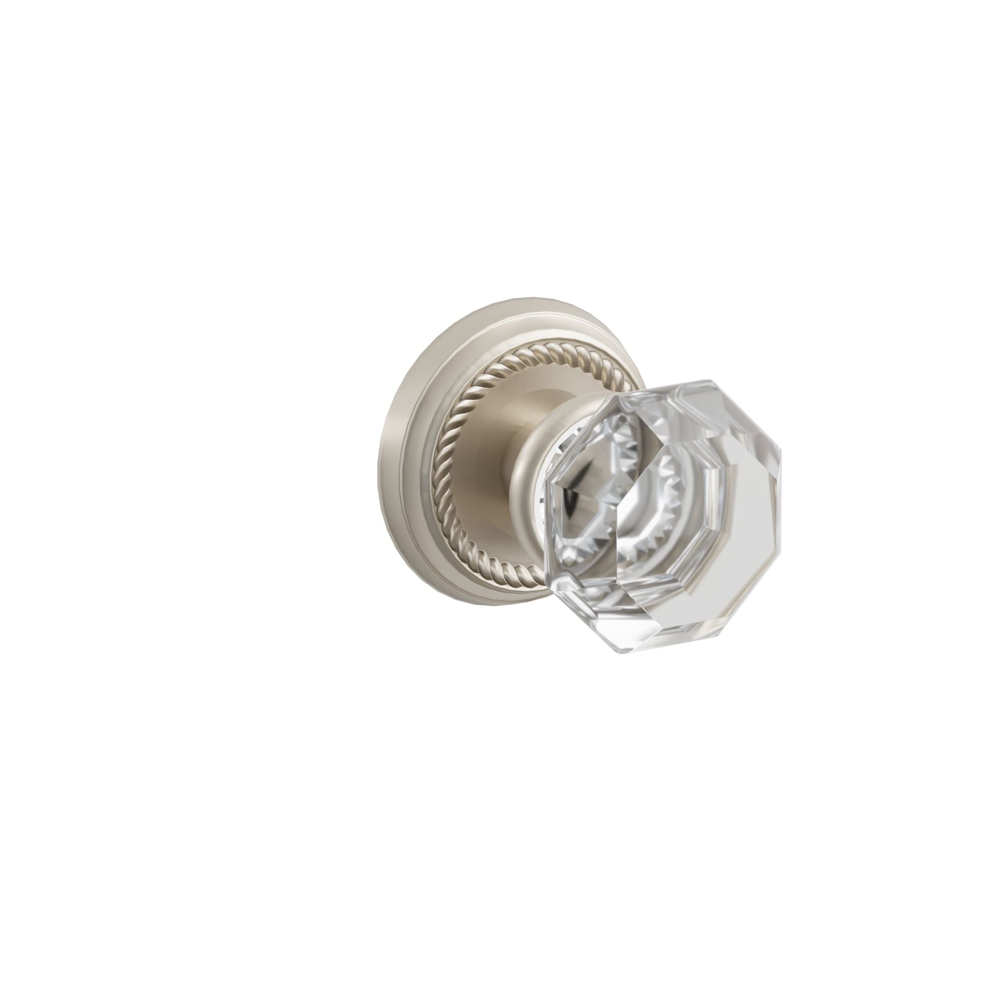 Emtek Concealed Fastener Old Town Knob Set with Rope Rosette