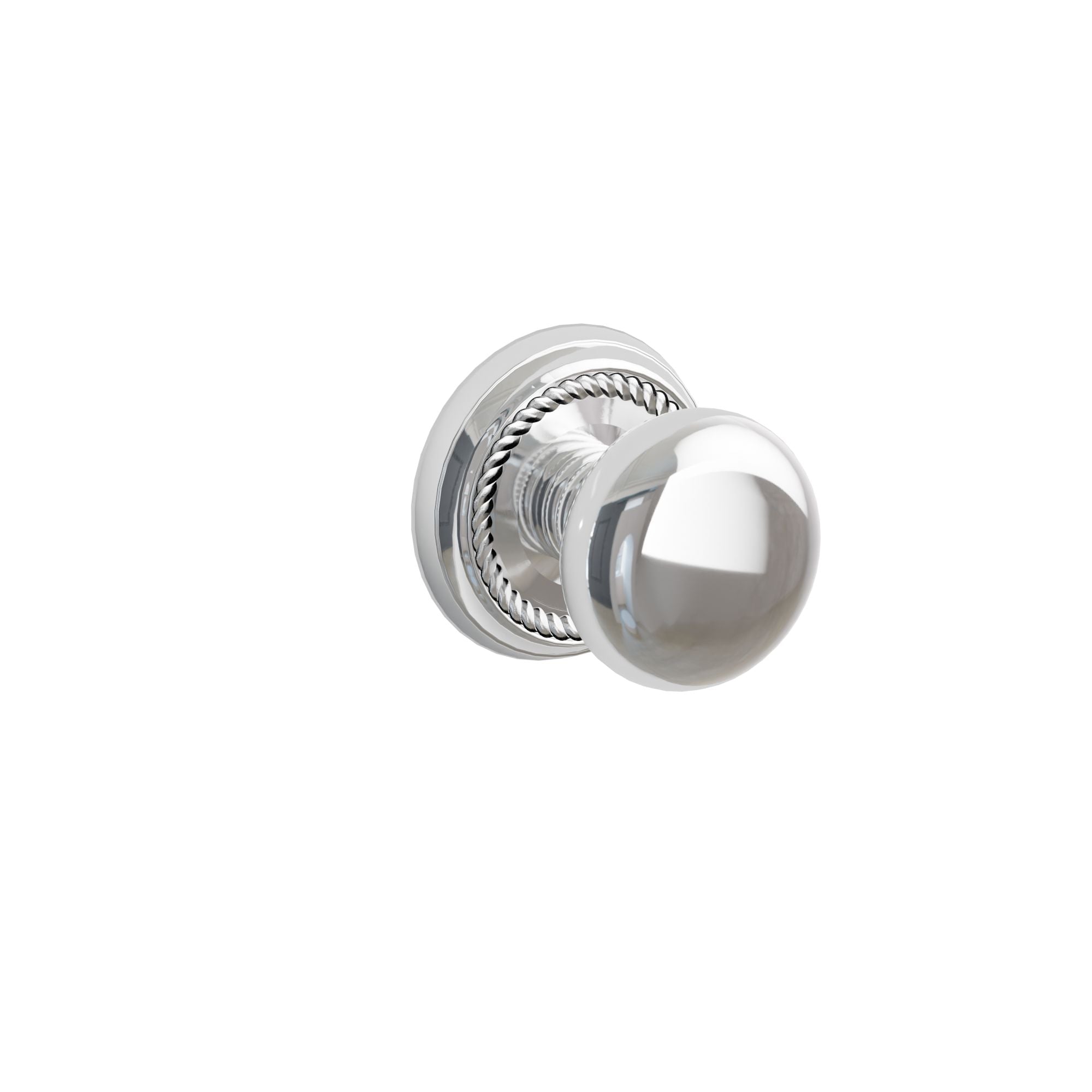 Emtek Concealed Fastener Providence Knob Set with Rope Rosette