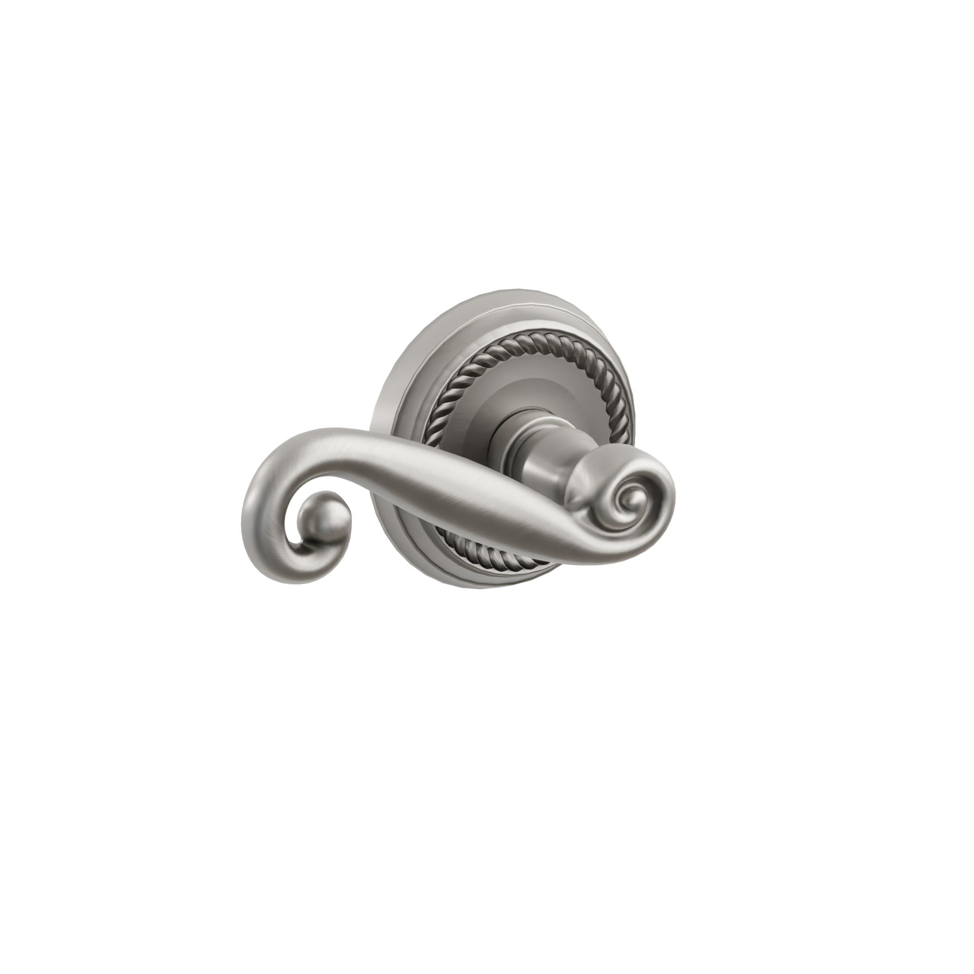 Emtek Concealed Fastener Rustic Lever Set with Rope Rosette