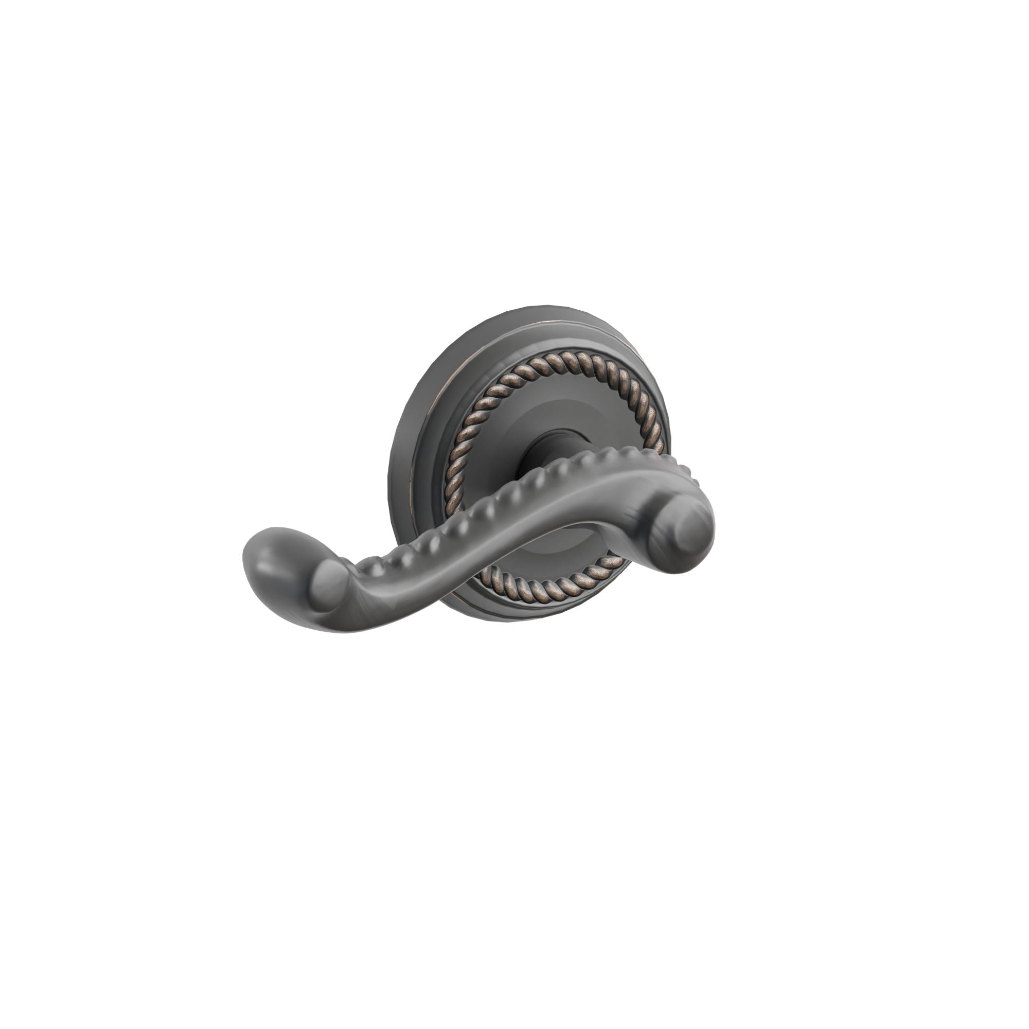 Emtek Concealed Fastener Rope Lever Set with Rope Rosette